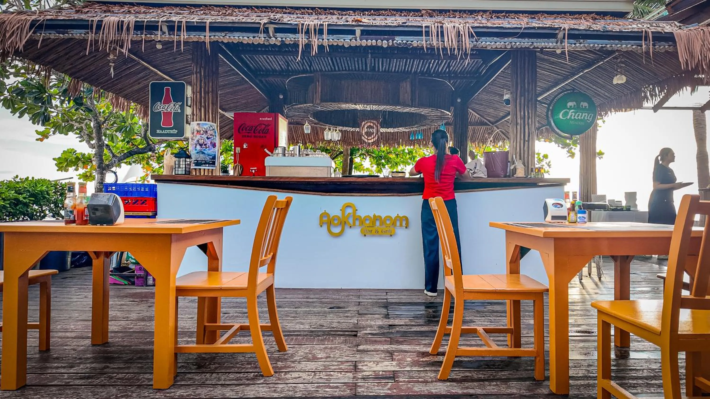 Breakfast in Hotel Villa AoKhanom Beachfront