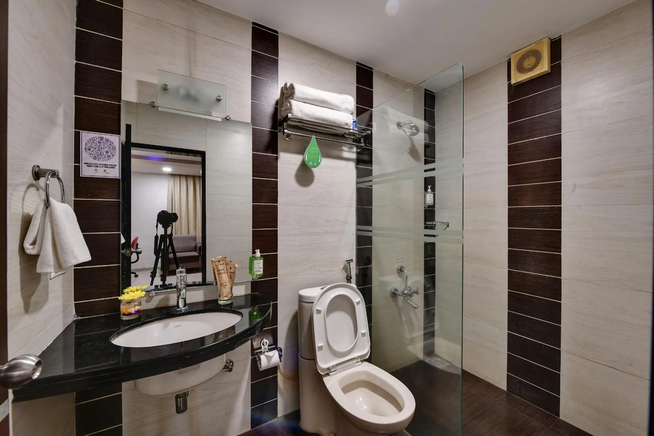 Bathroom in Click Hotel Yuvraj