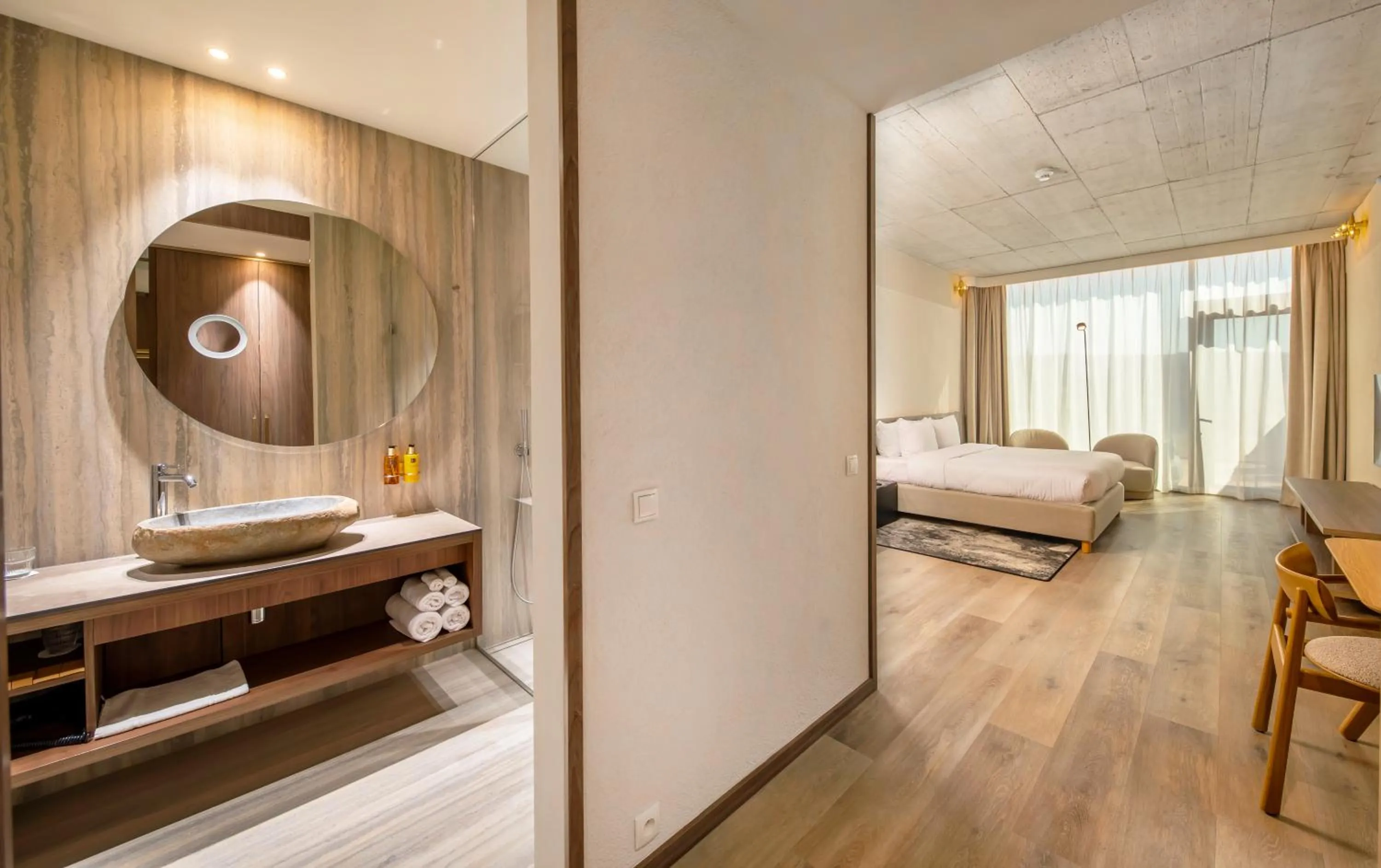 Bed in Hotel GLAR Conference & SPA