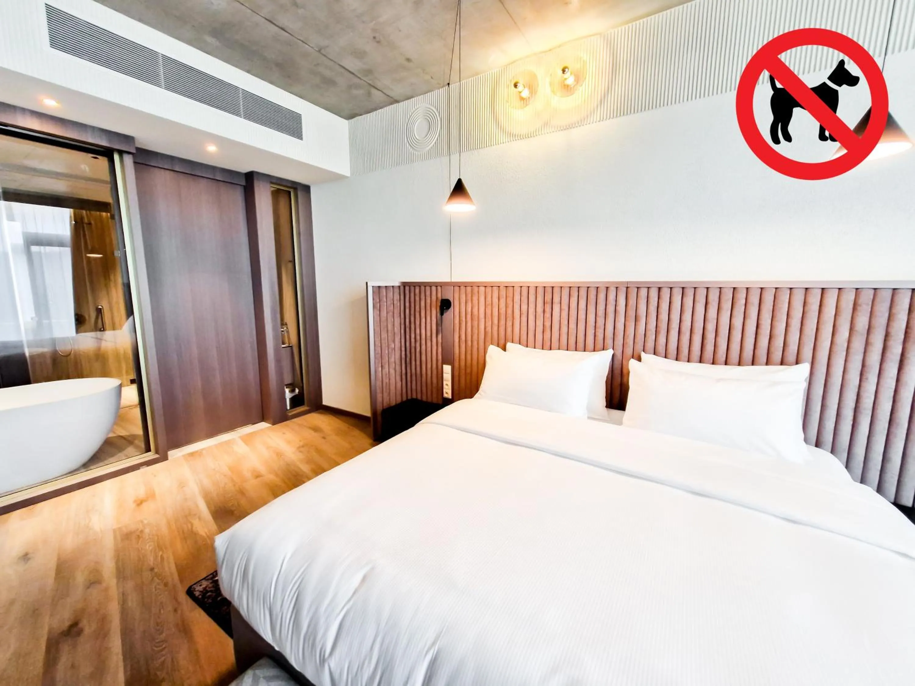 Bed in Hotel GLAR Conference & SPA