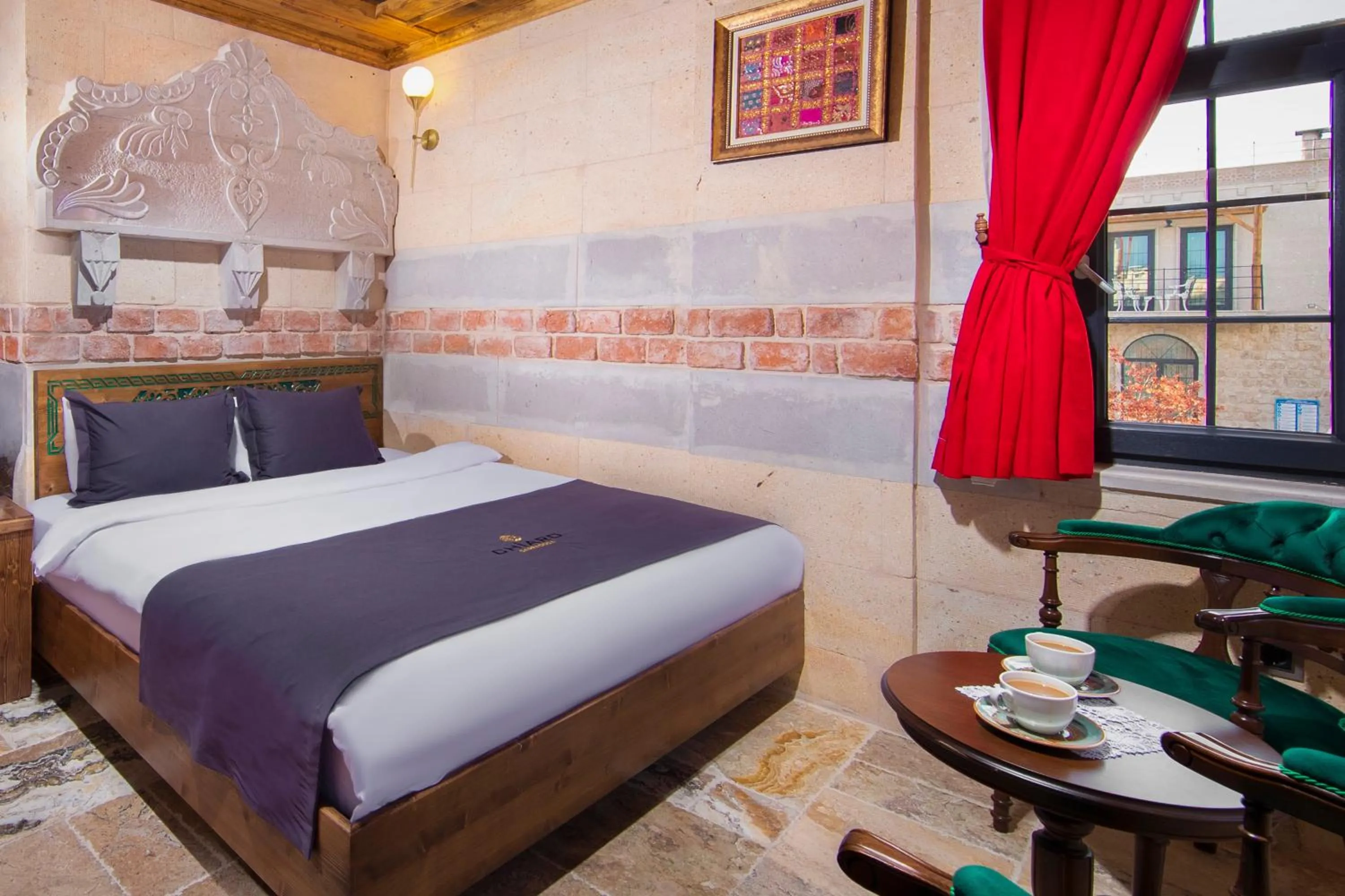 Photo of the whole room, Bed in Cappadocia Chiaro