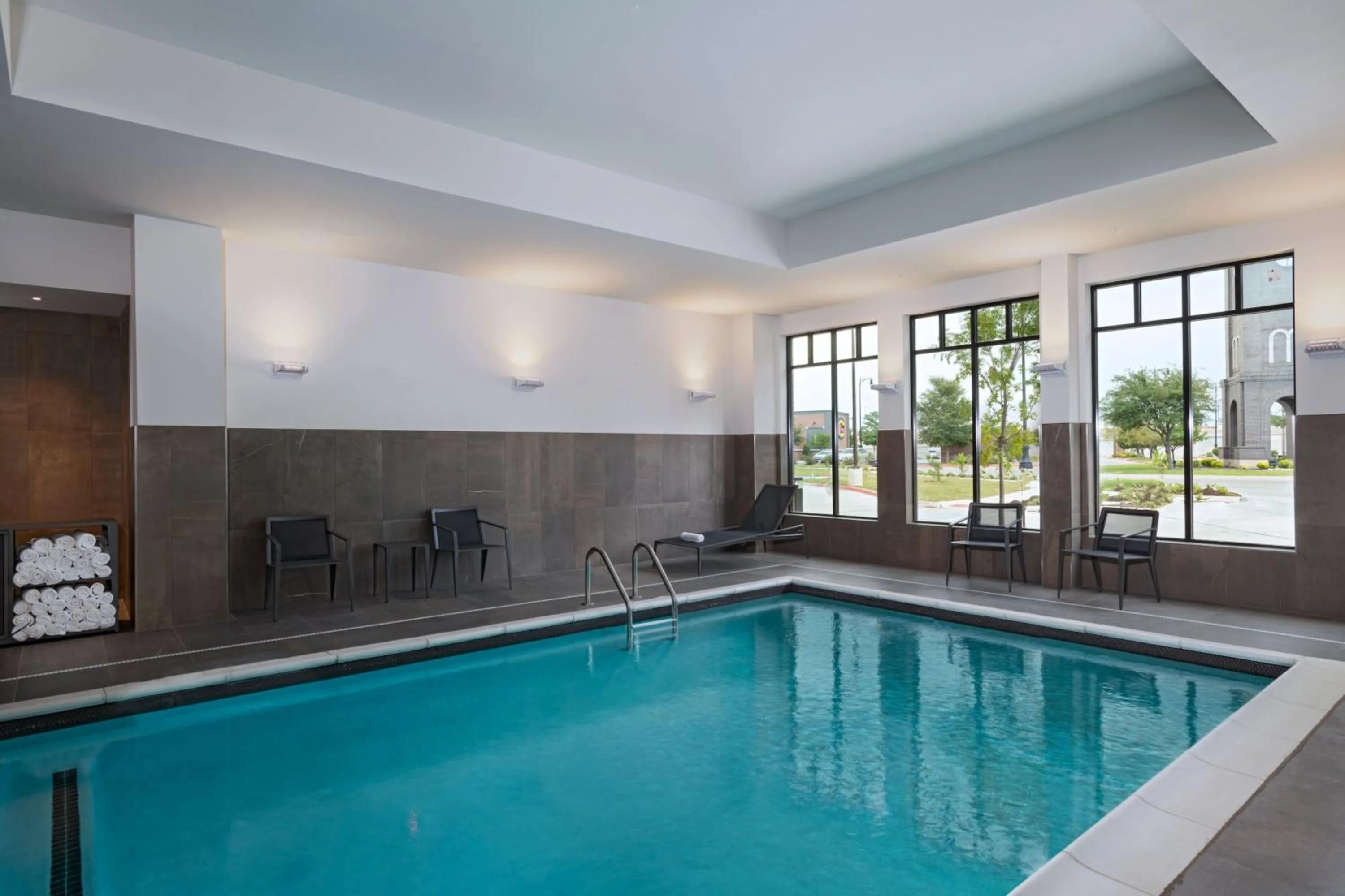 Swimming pool in Courtyard by Marriott Dallas Frisco