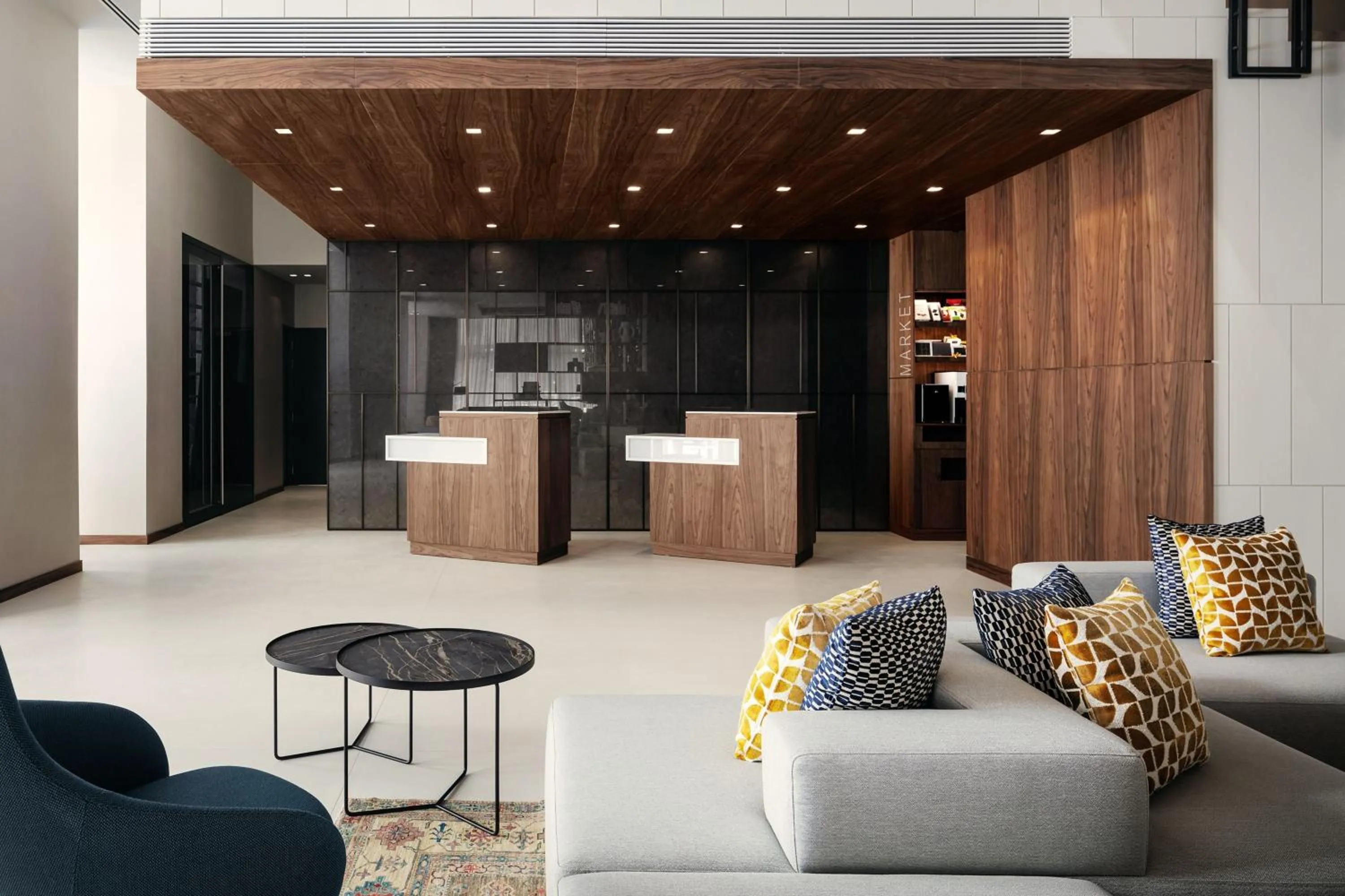 Lobby or reception in Courtyard by Marriott Yerevan