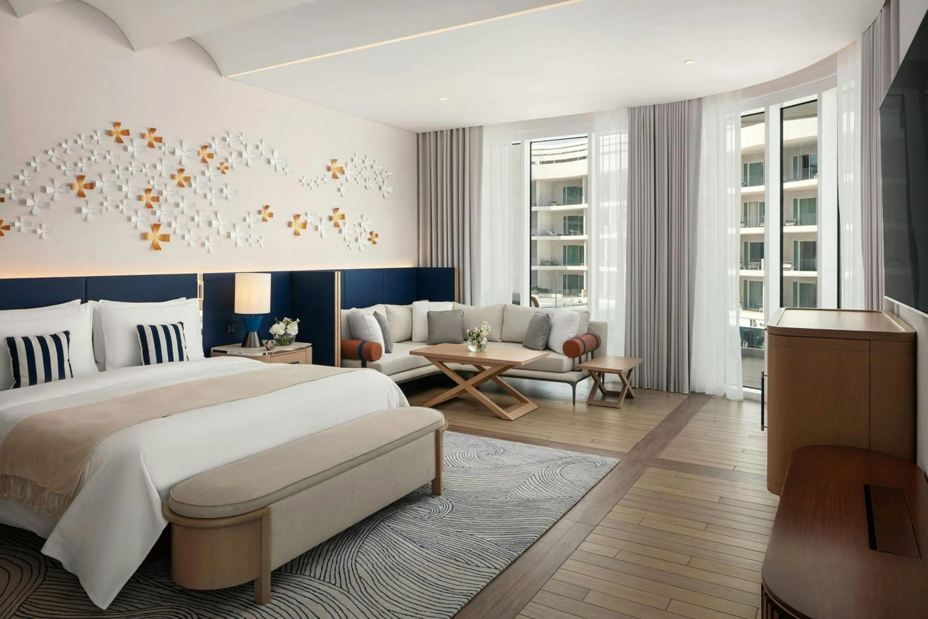 Photo of the whole room, Bed in The St. Regis Al Mouj Muscat Resort