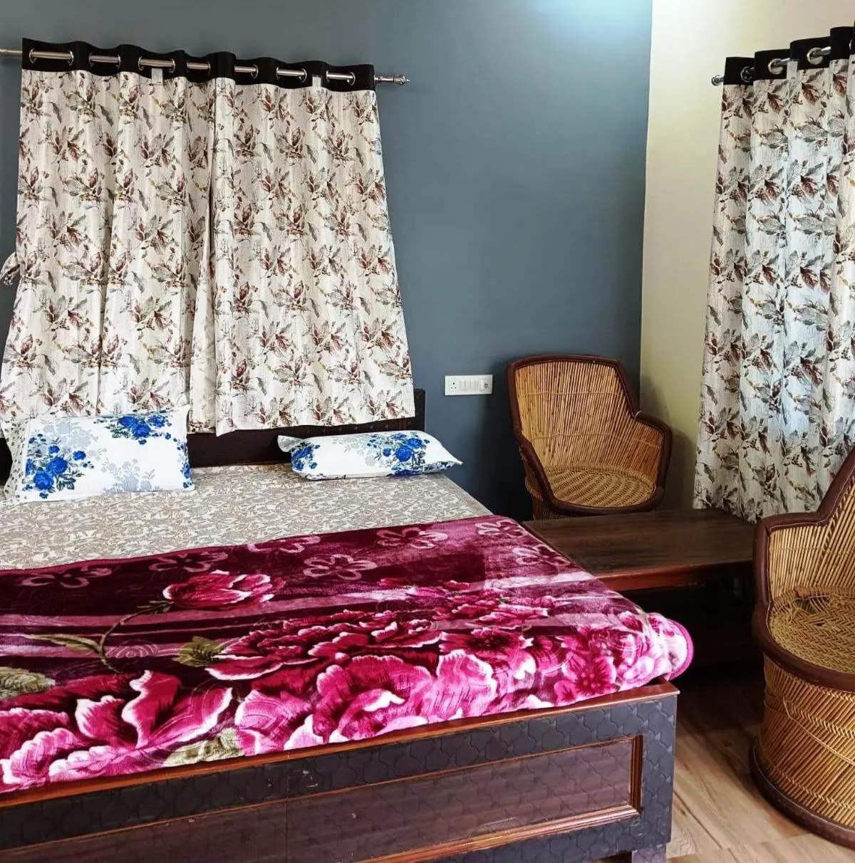 Bed in Yuvraj Nature Resort