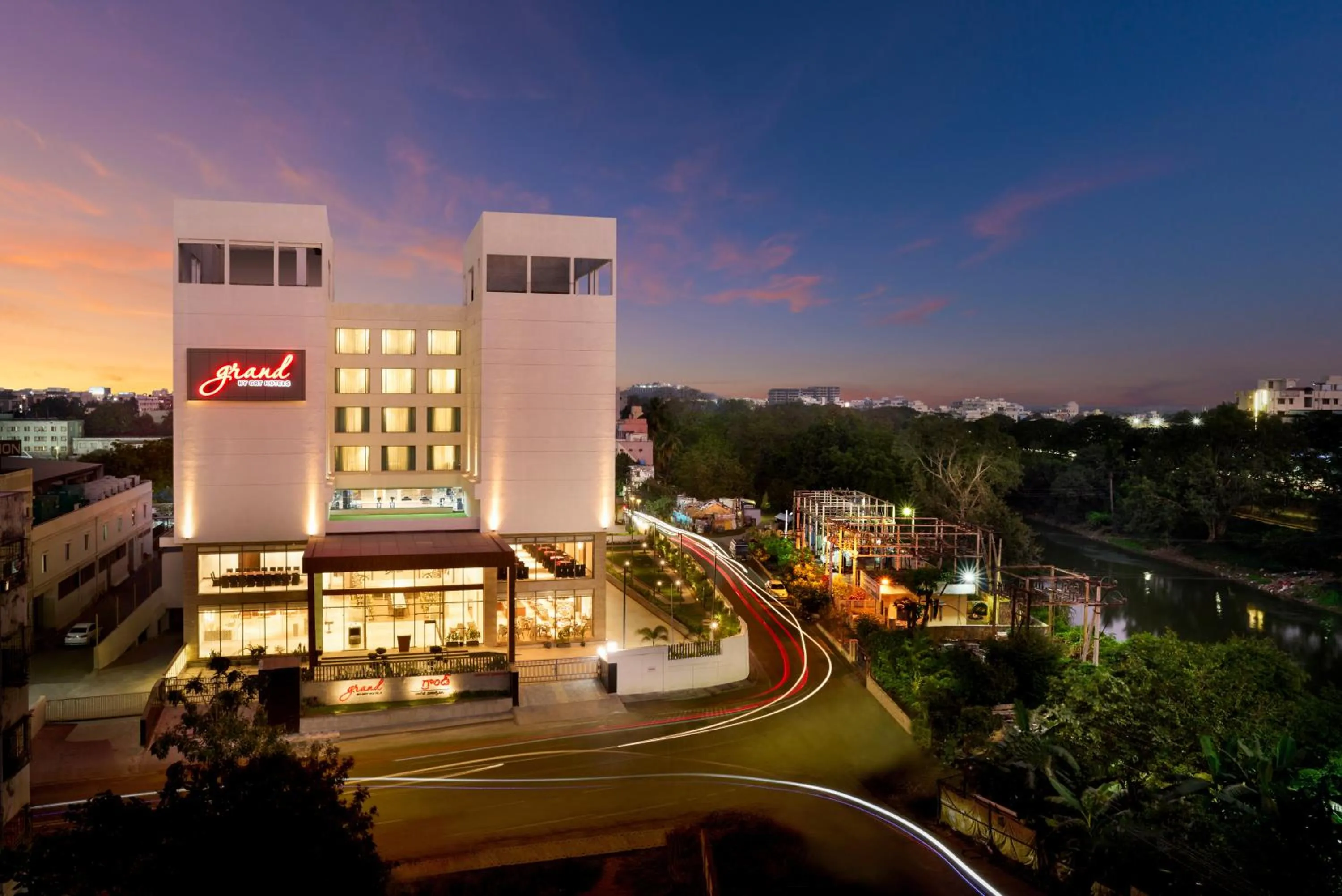 Facade/entrance in Grand Vijayawada by GRT Hotels