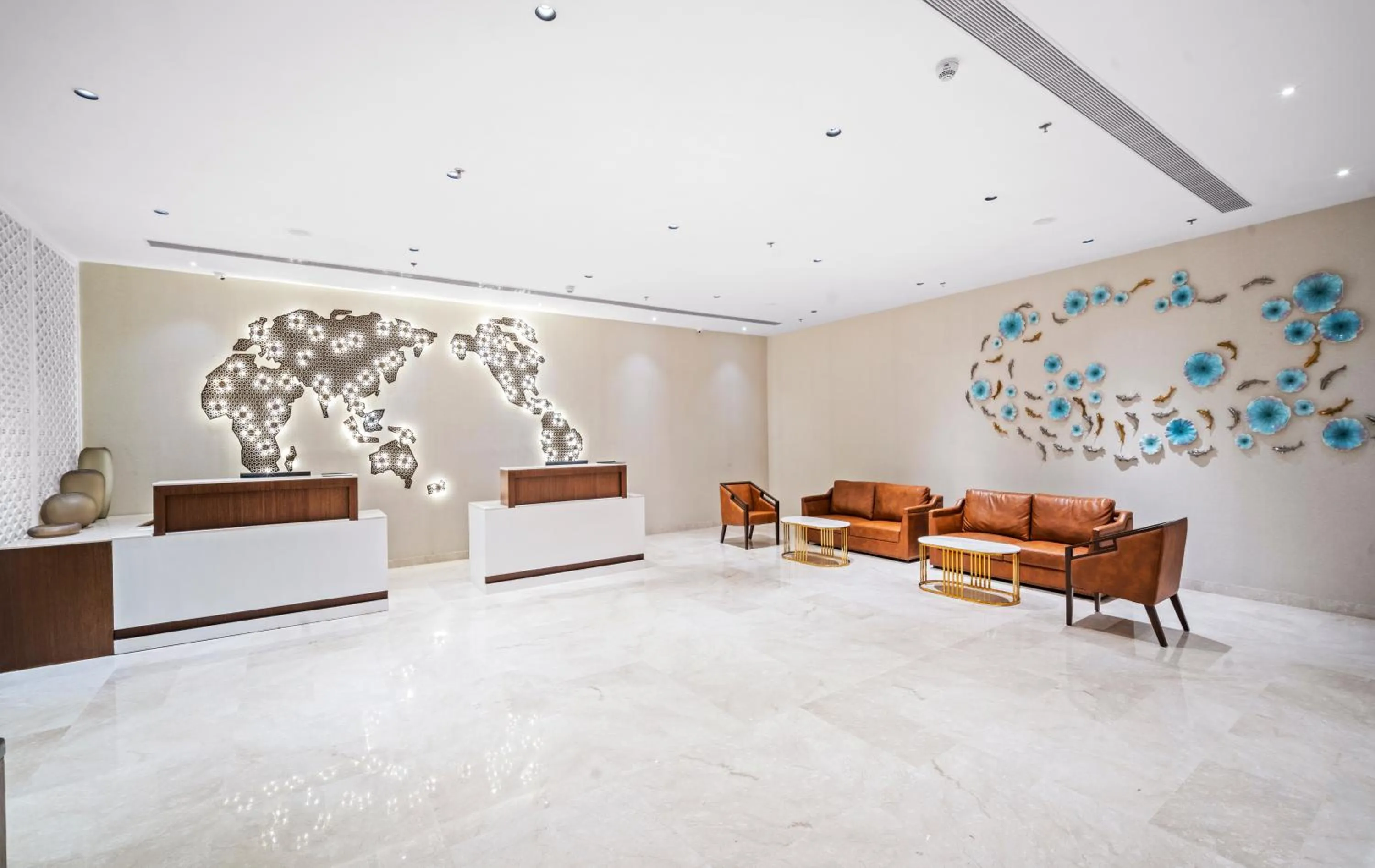 Lobby or reception in Grand Vijayawada by GRT Hotels
