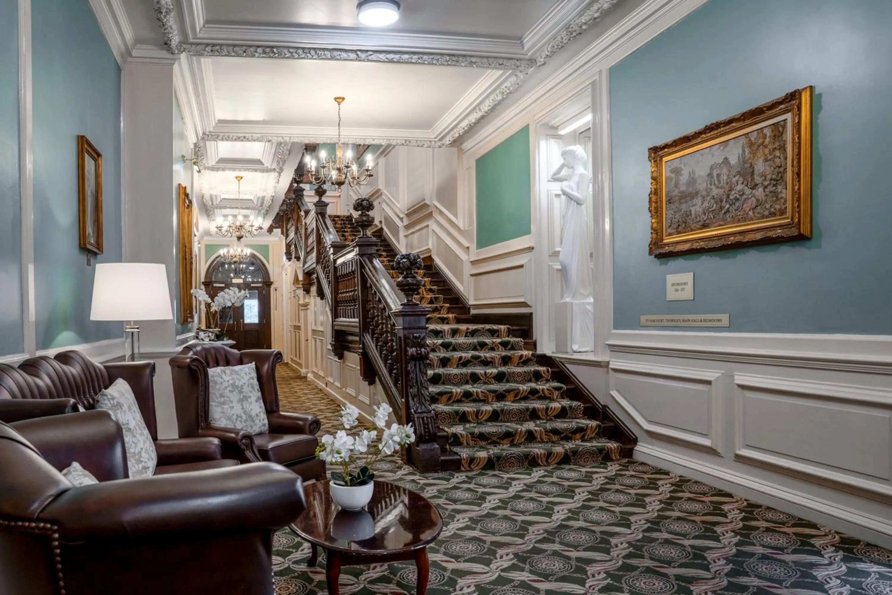 Seating area in Bosworth Hall Hotel & Spa