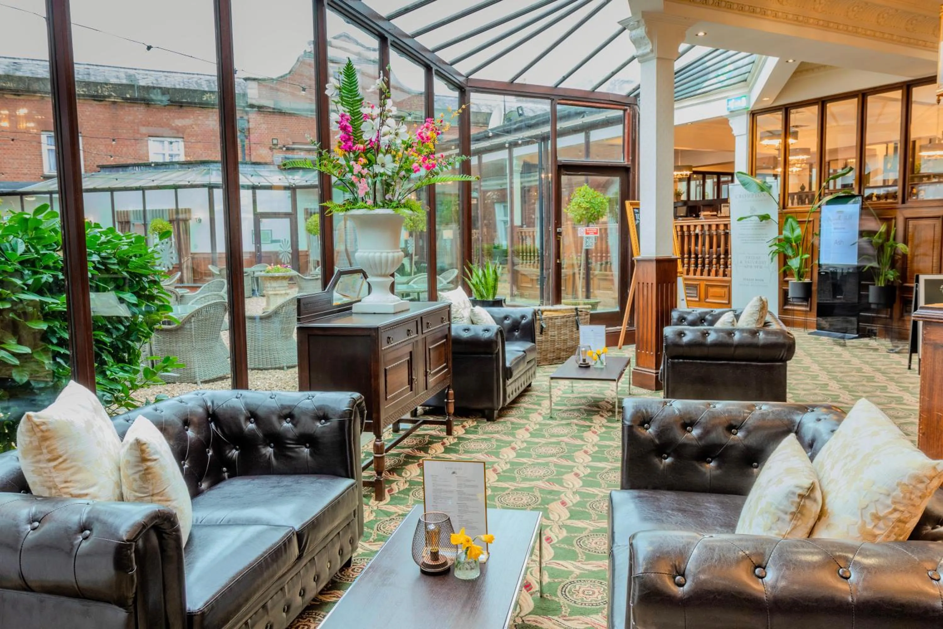 Seating area in Bosworth Hall Hotel & Spa