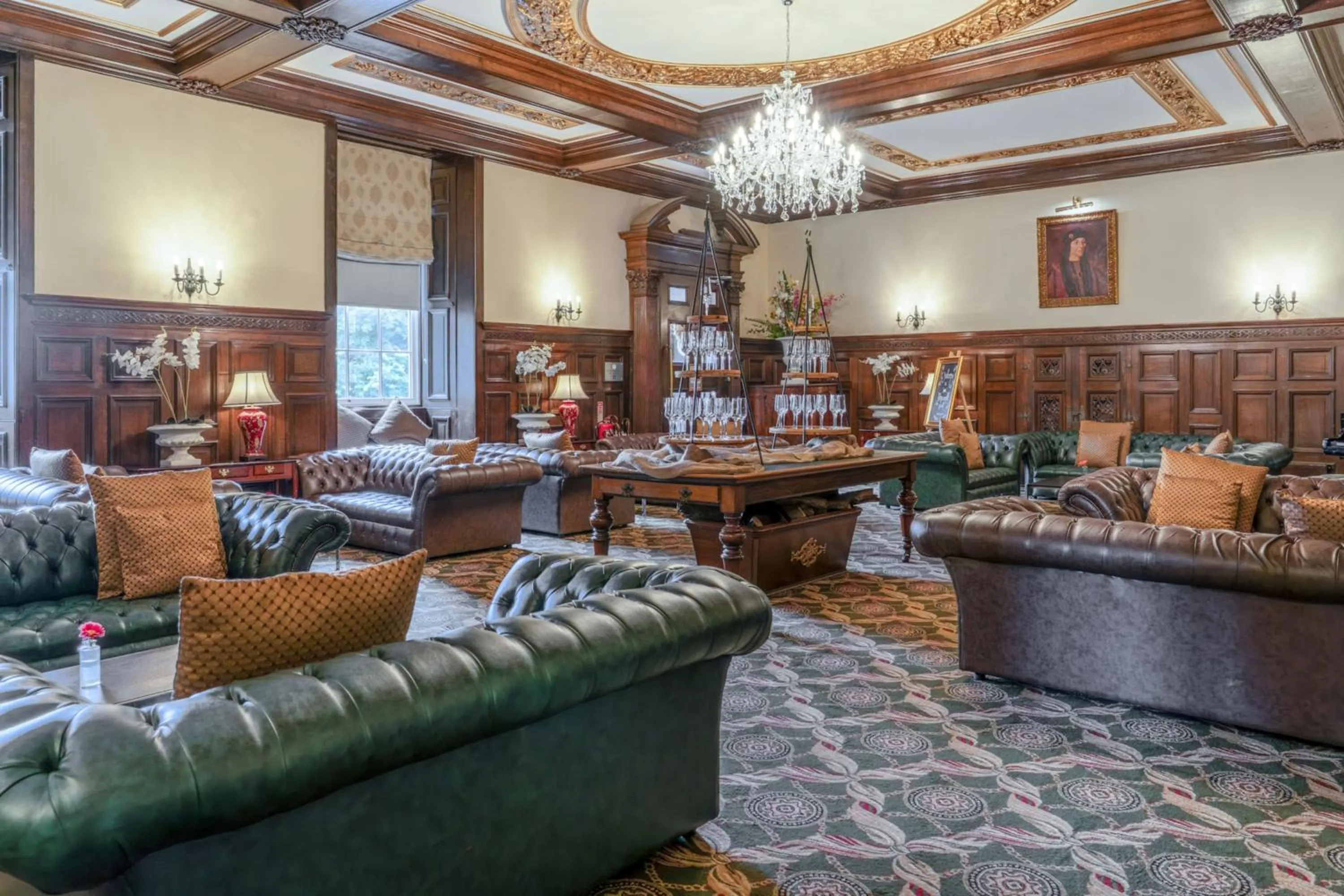Seating area in Bosworth Hall Hotel & Spa