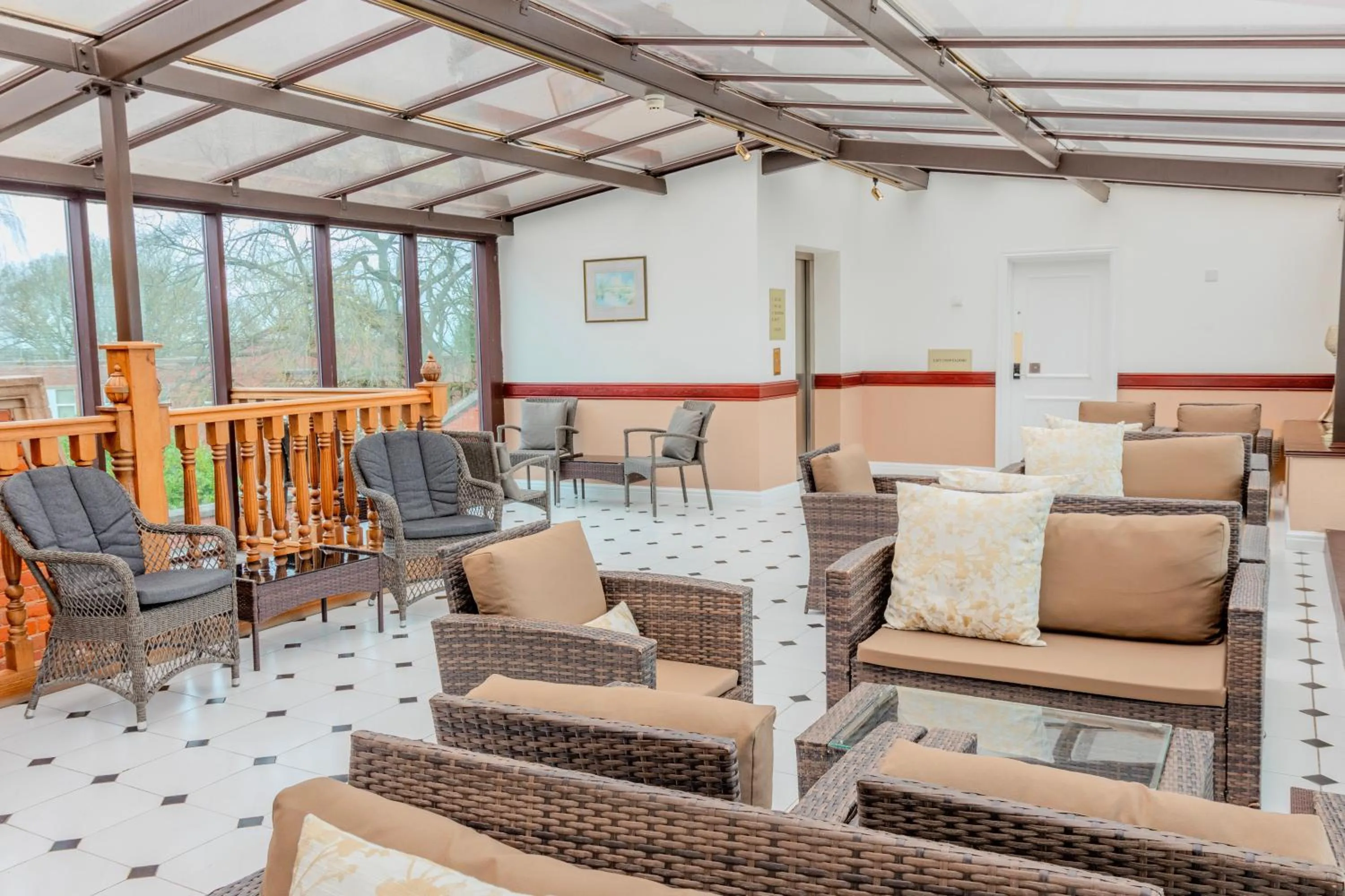 Seating area in Bosworth Hall Hotel & Spa