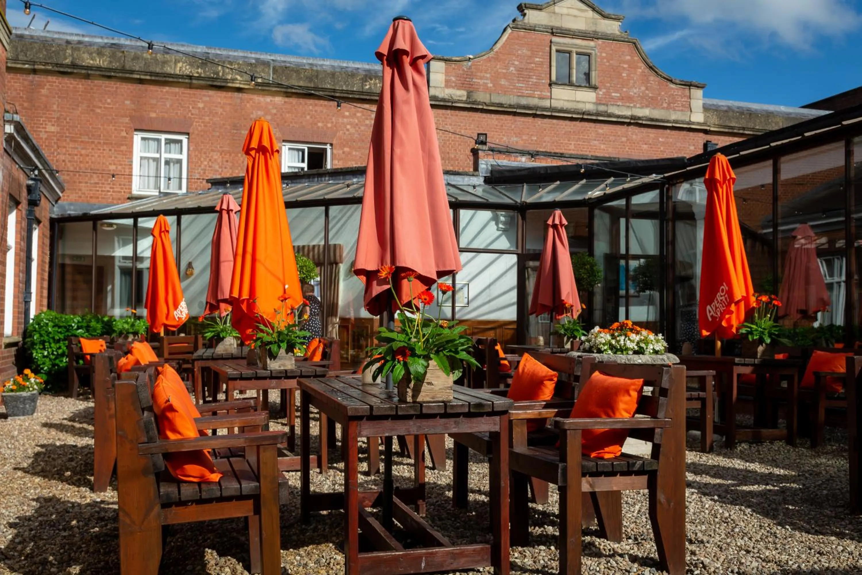 Patio in Bosworth Hall Hotel & Spa