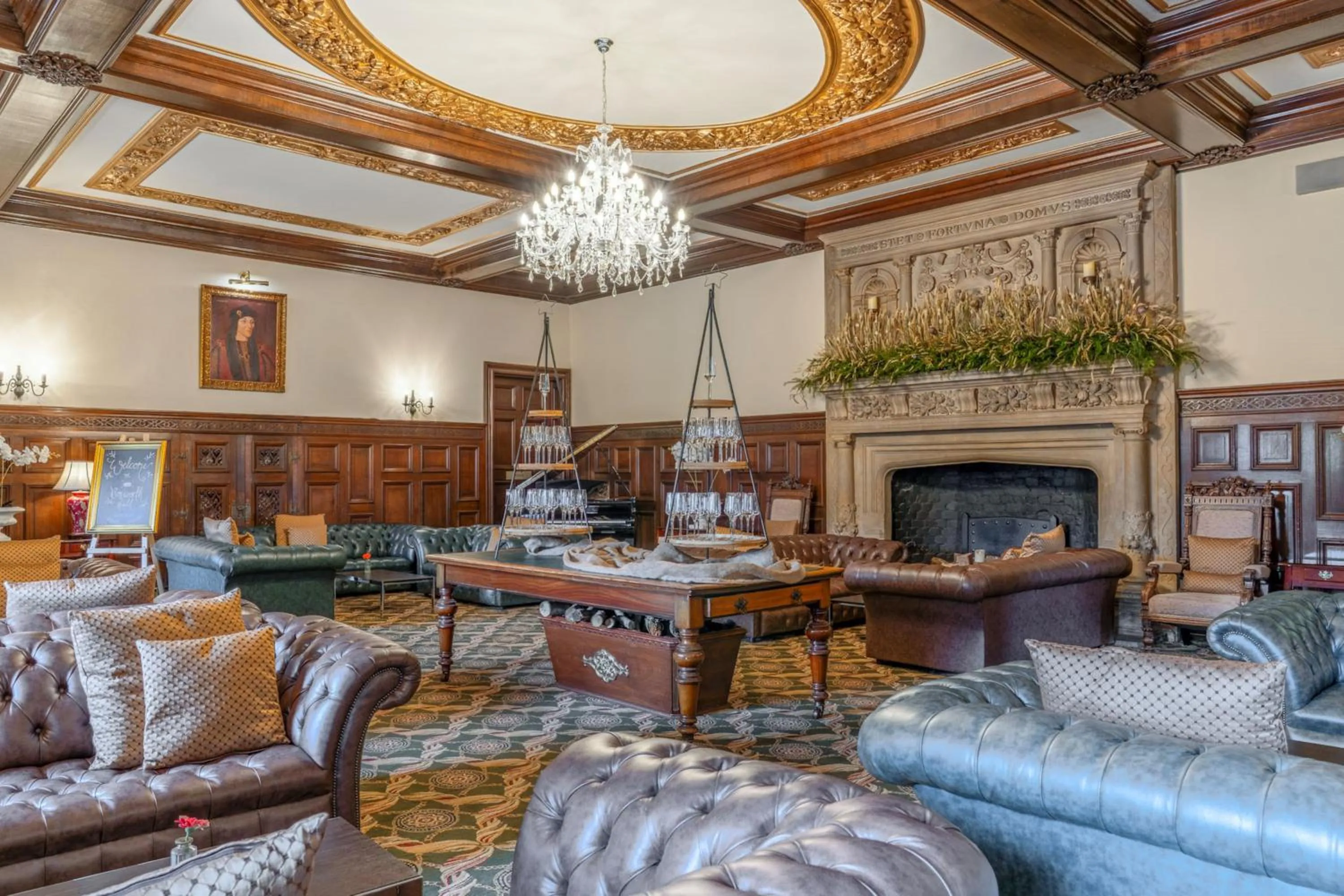 Seating area in Bosworth Hall Hotel & Spa