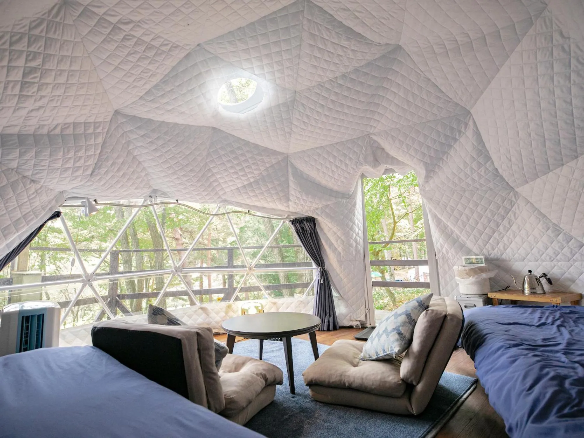 Bed in Nagano GLAMPINGBASE enCamp