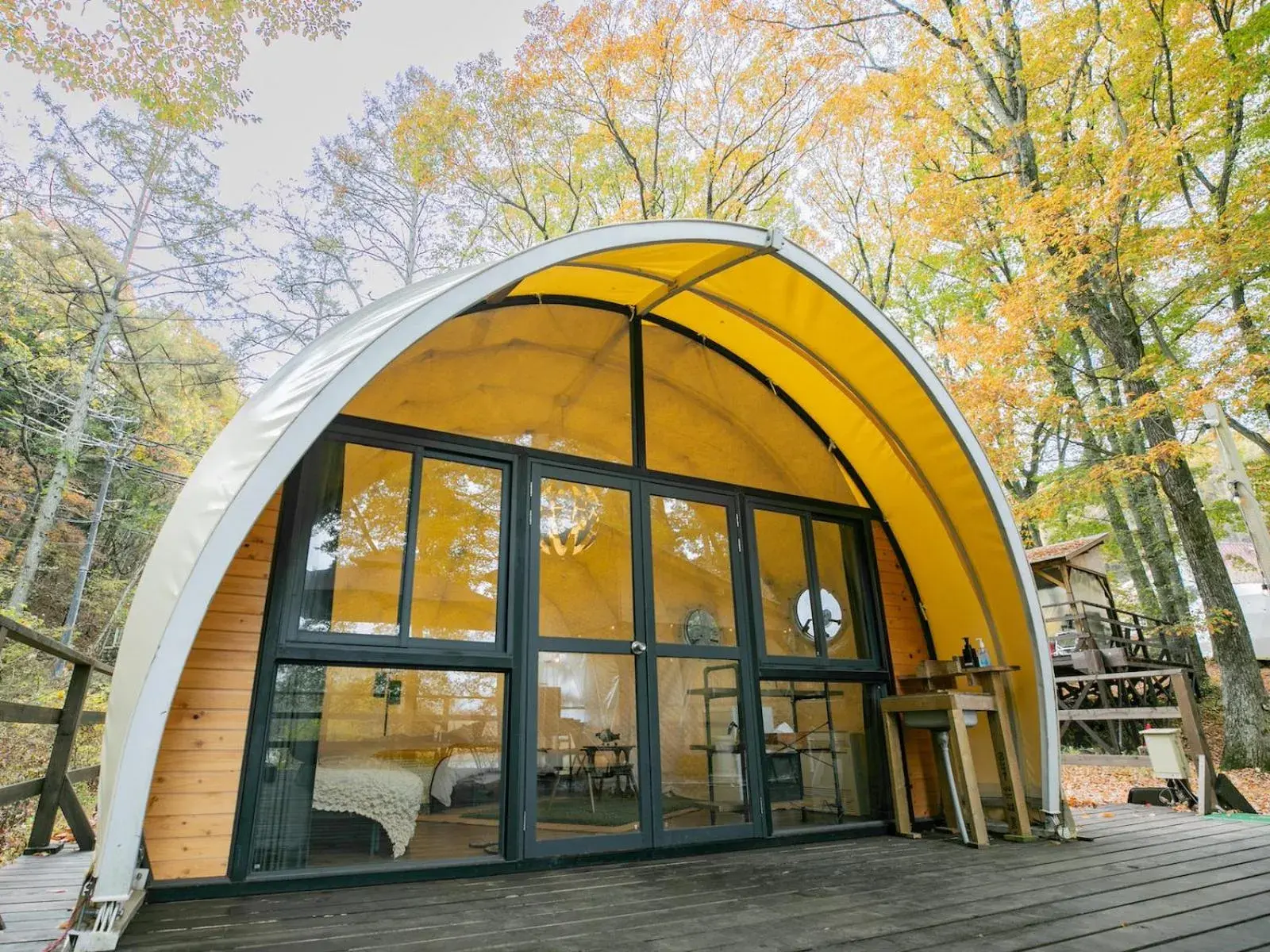 Shell Tent (DREAM) - single occupancy in Nagano GLAMPINGBASE enCamp Shell Tent (DREAM) - single occupancy in Nagano GLAMPINGBASE enCamp