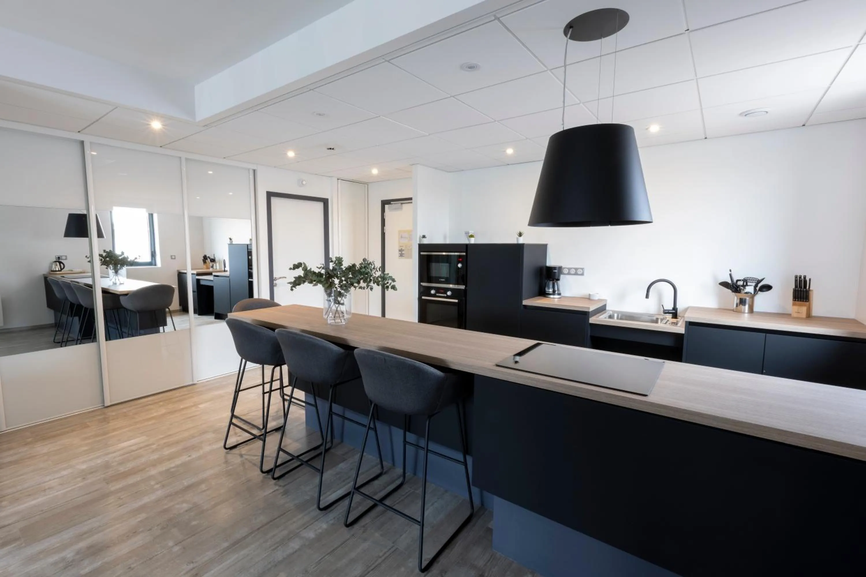 Kitchen or kitchenette in Les Terrasses du Port