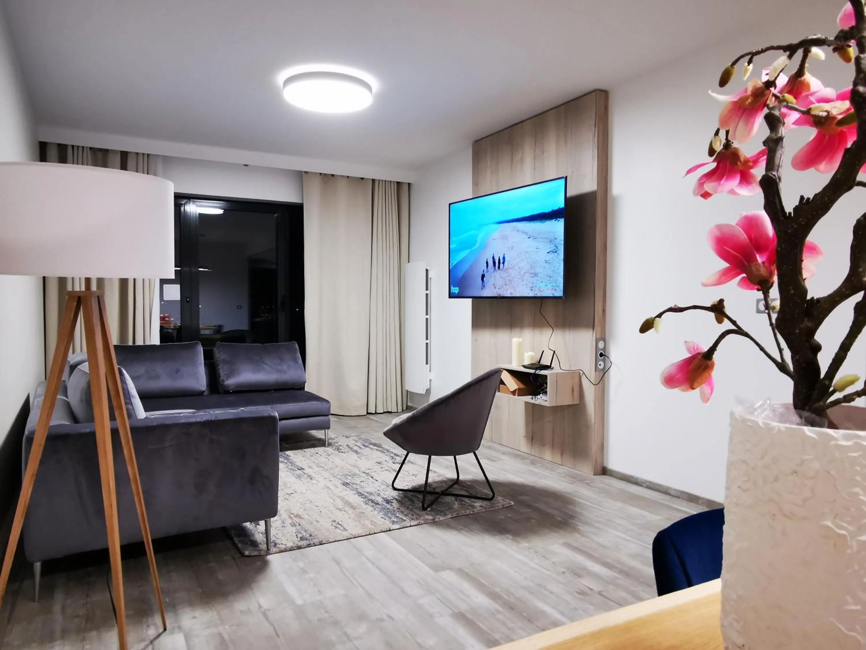 Living room in Les Terrasses du Port