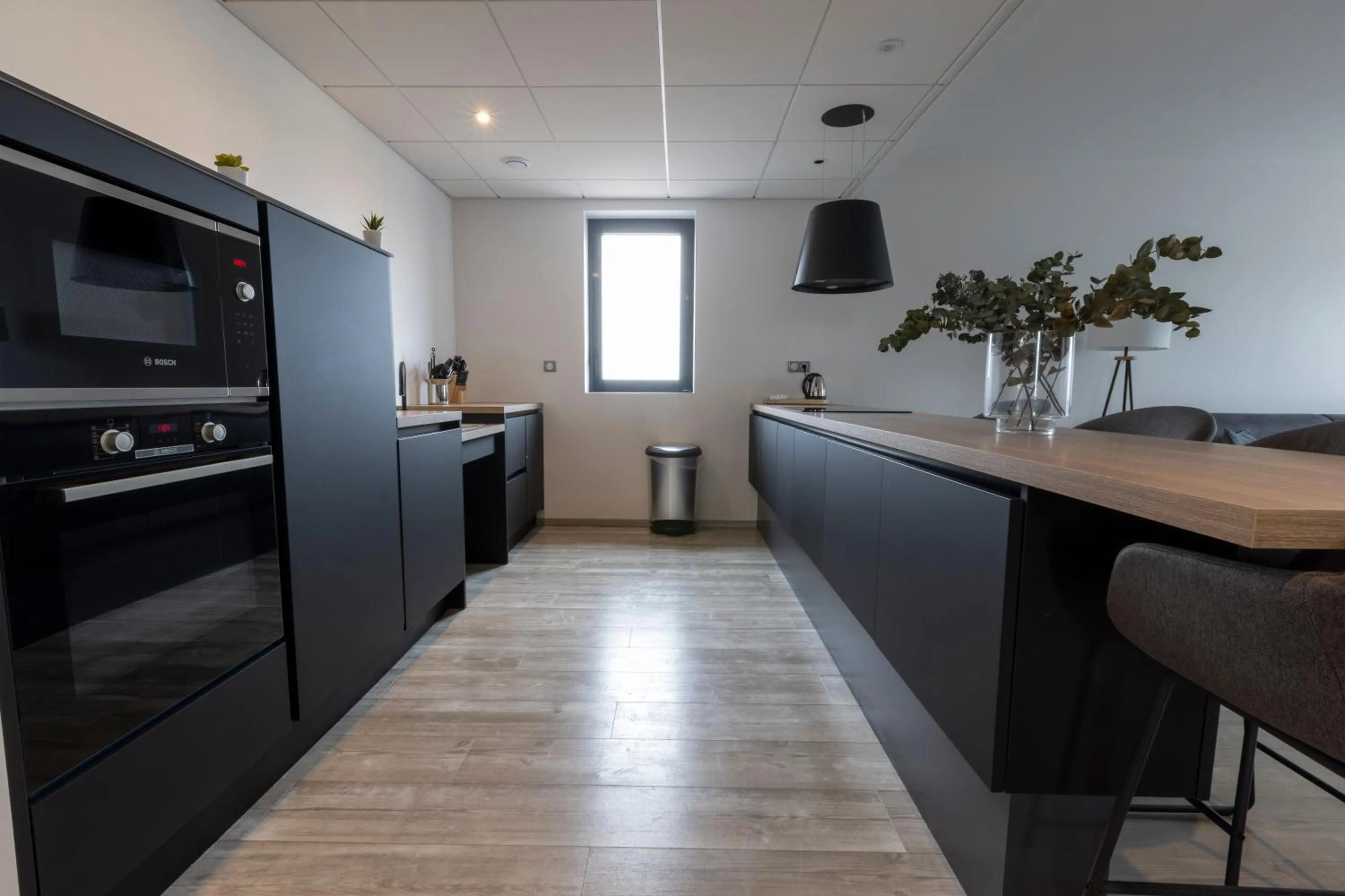 Kitchen or kitchenette in Les Terrasses du Port