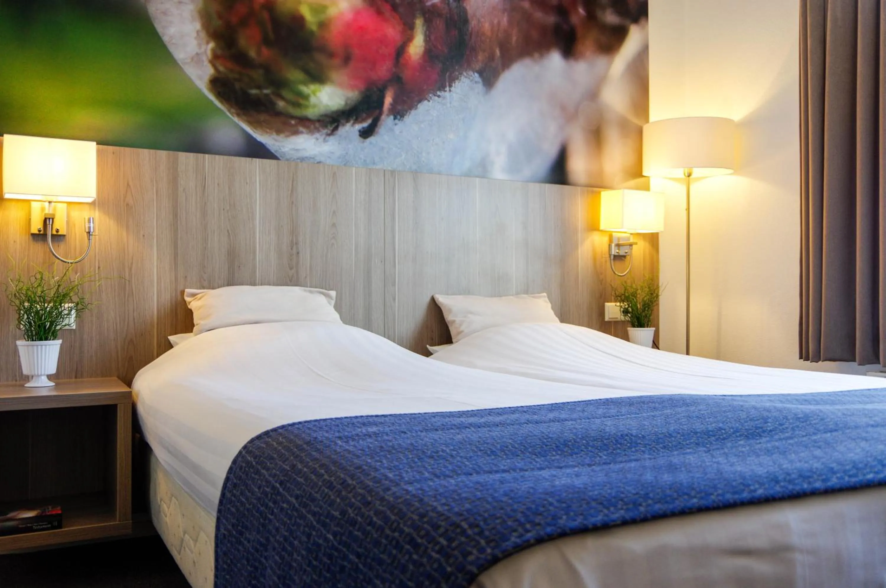 Bed in Hotel and Restaurant van Saaze