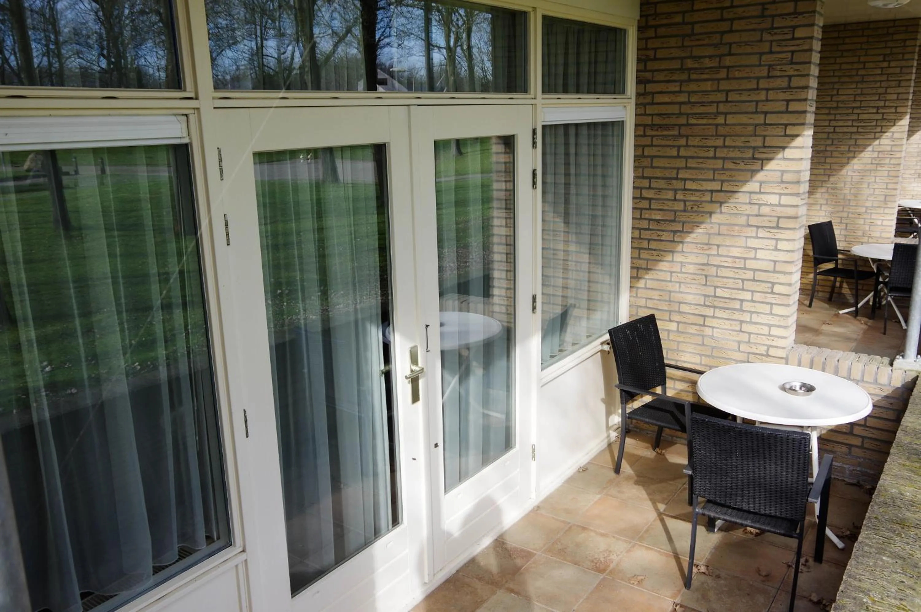 Balcony/Terrace in Hotel and Restaurant van Saaze