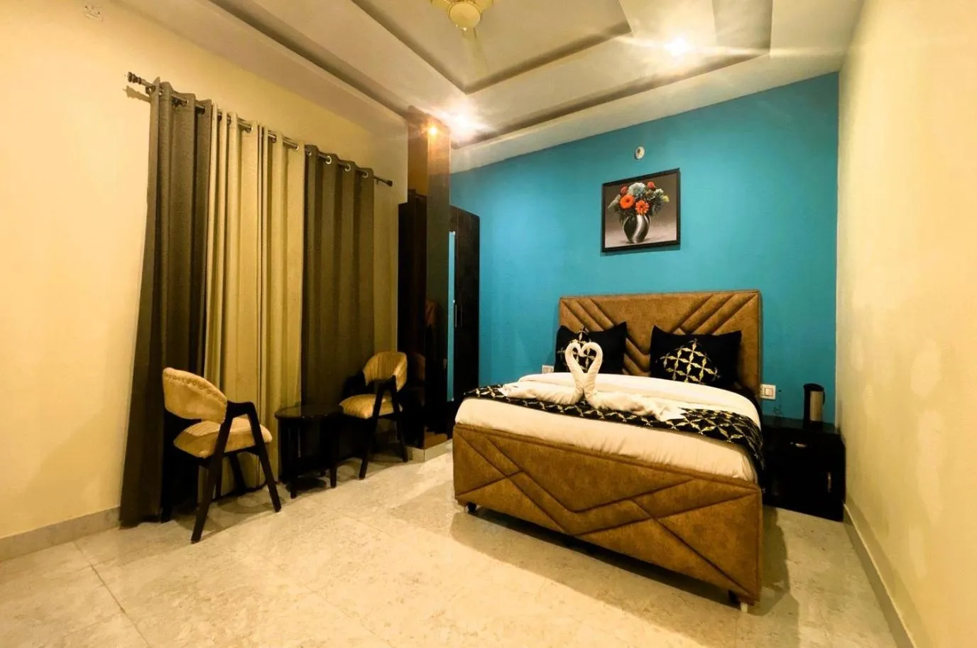 Bed in Hotel Grand Parador