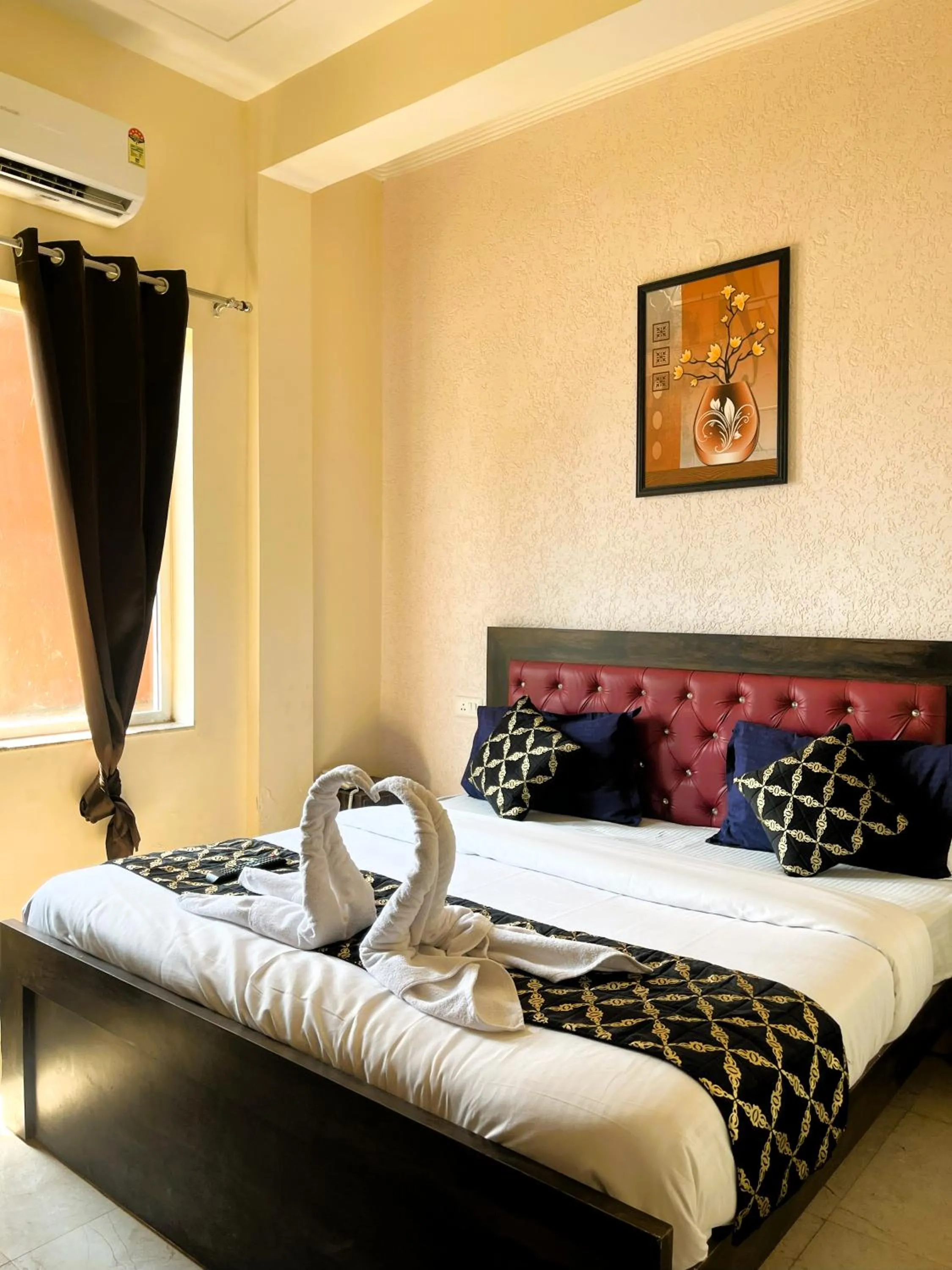 Bed in Hotel Grand Parador