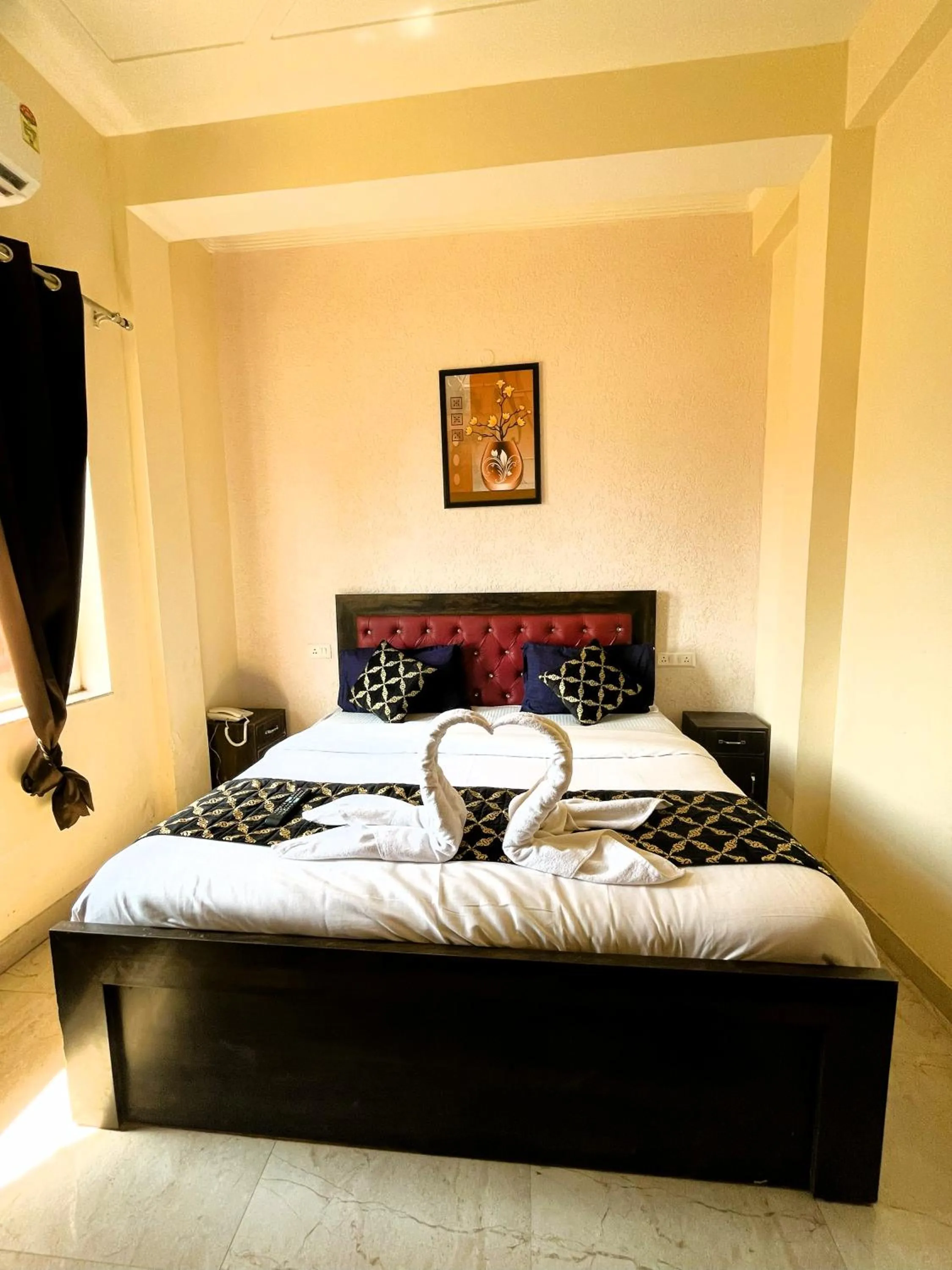 Bed in Hotel Grand Parador