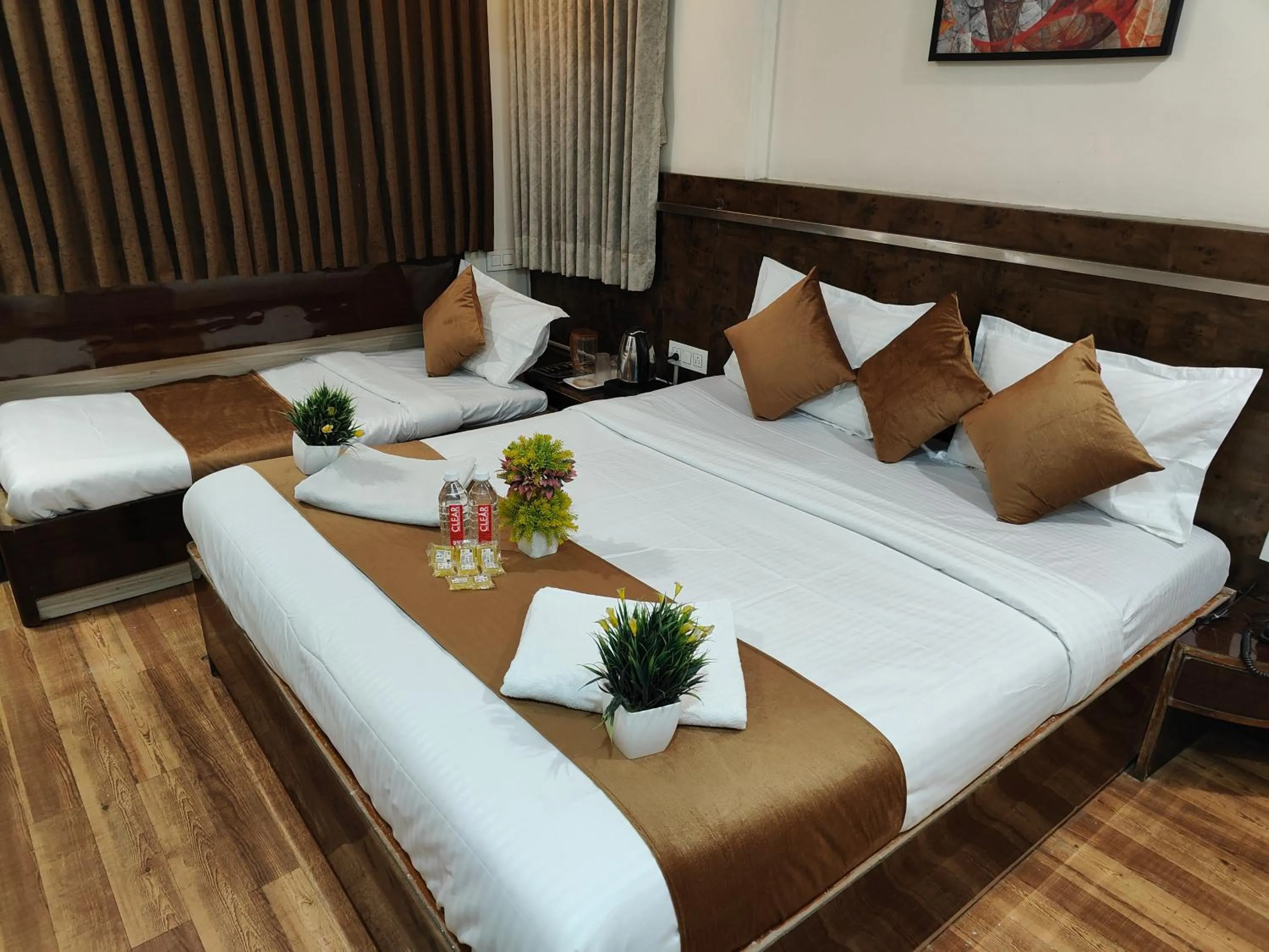 Bedroom, Bed in Hotel Shirdi Park Inn 80 Meters From Sai Samadhi Temple