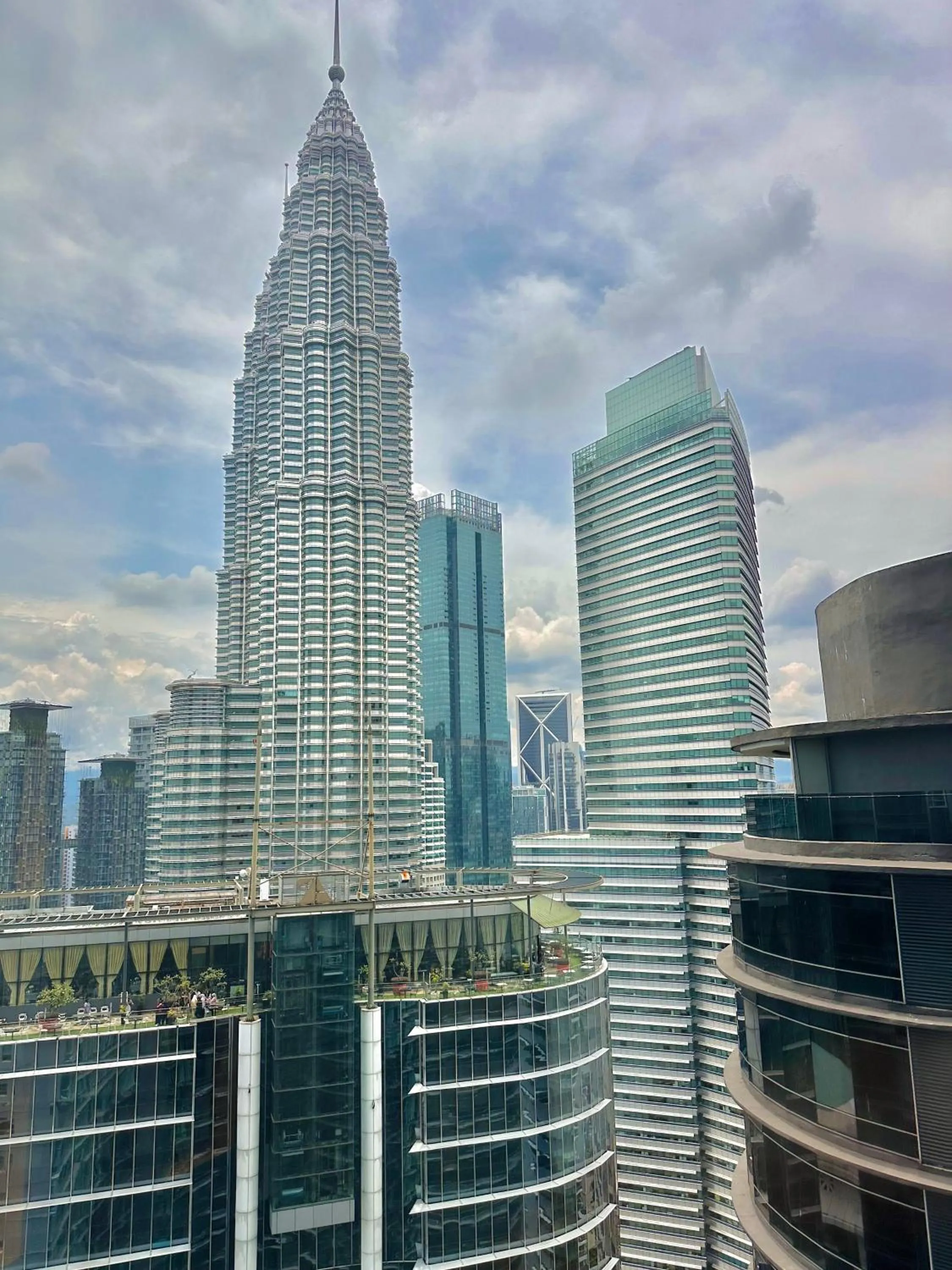 City view in Sky Suites KL City Center