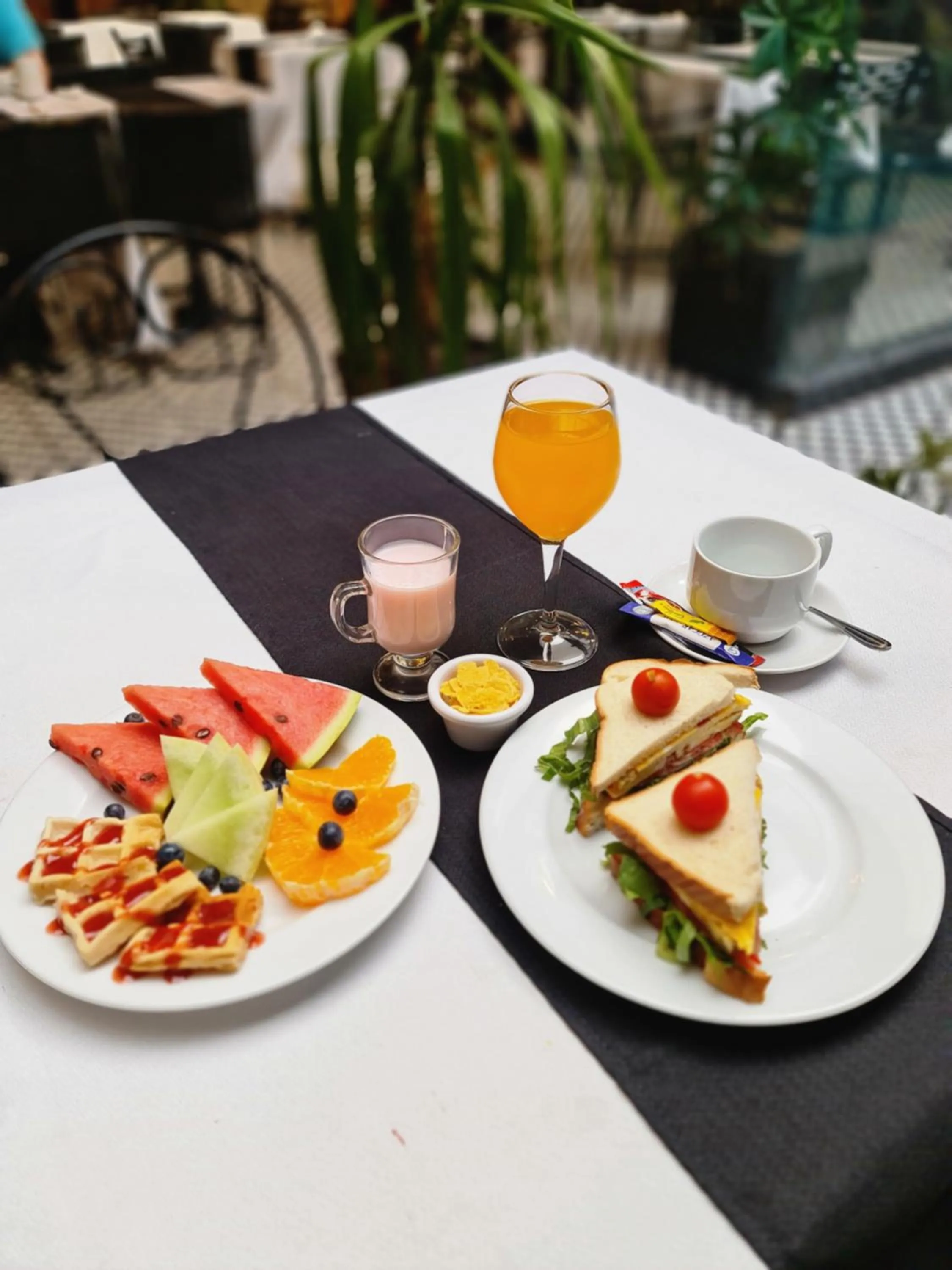 Breakfast in Tremo Bellas Artes