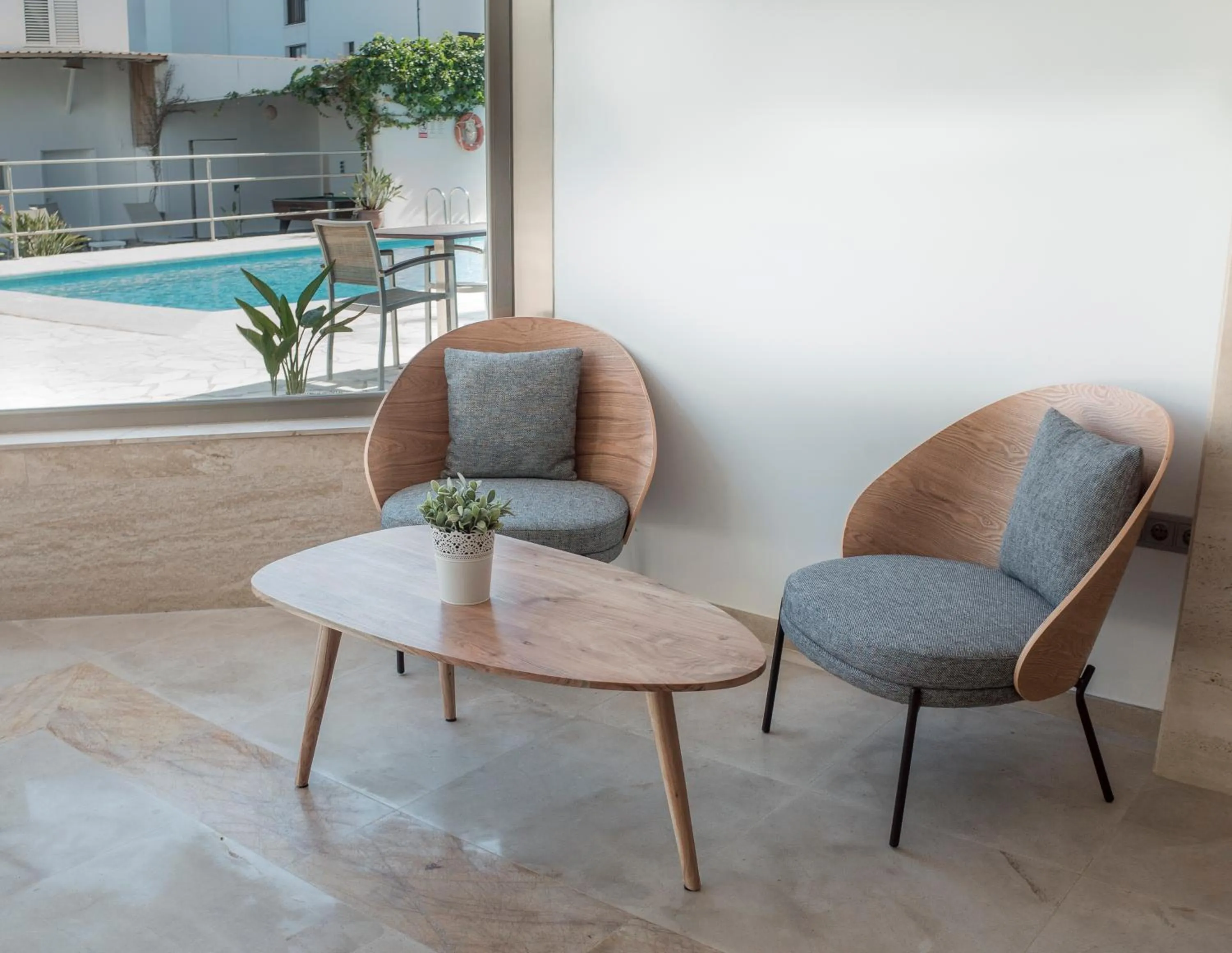 Area and facilities, Seating Area in Paraiso Beach by Hoteles Centric -Adult Only