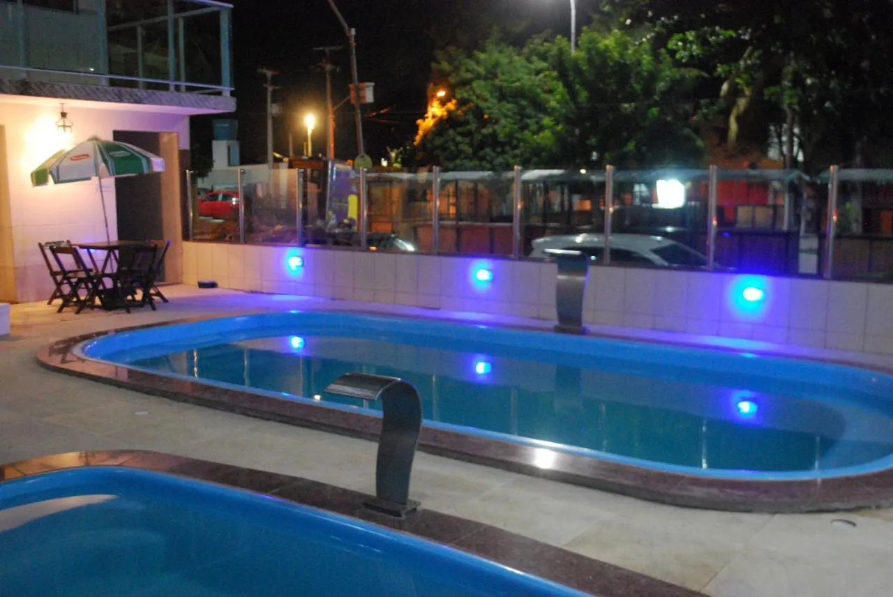 Pool view in Pousada Brasileira