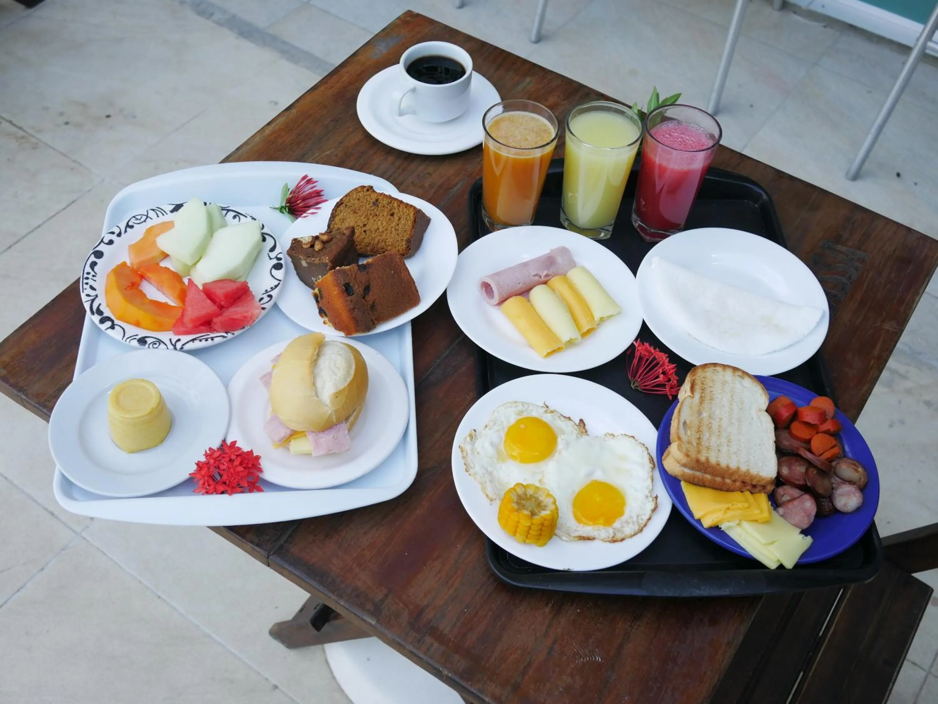 Breakfast in Pousada Brasileira