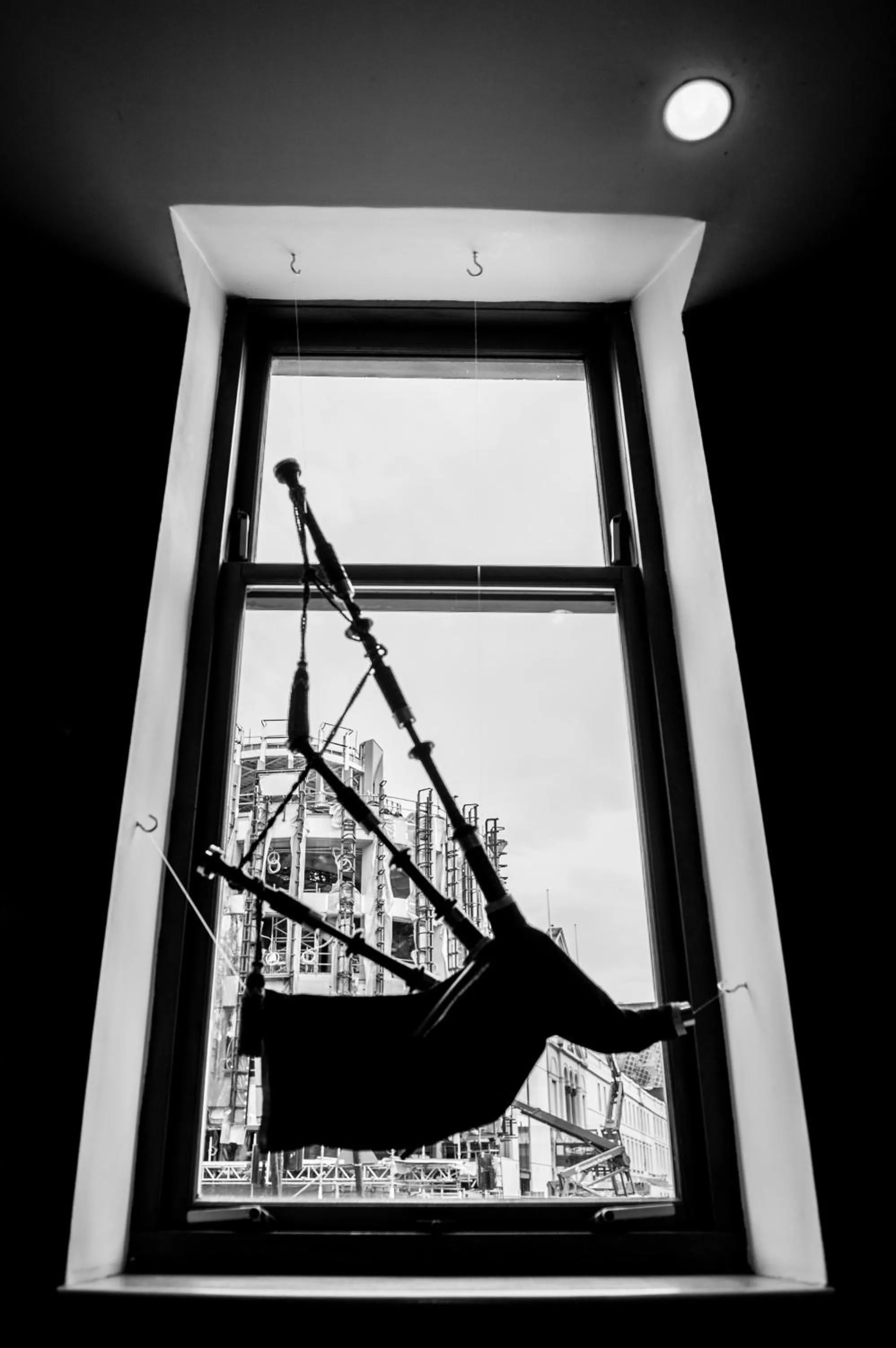 Decorative detail in The Pipers' Tryst Hotel