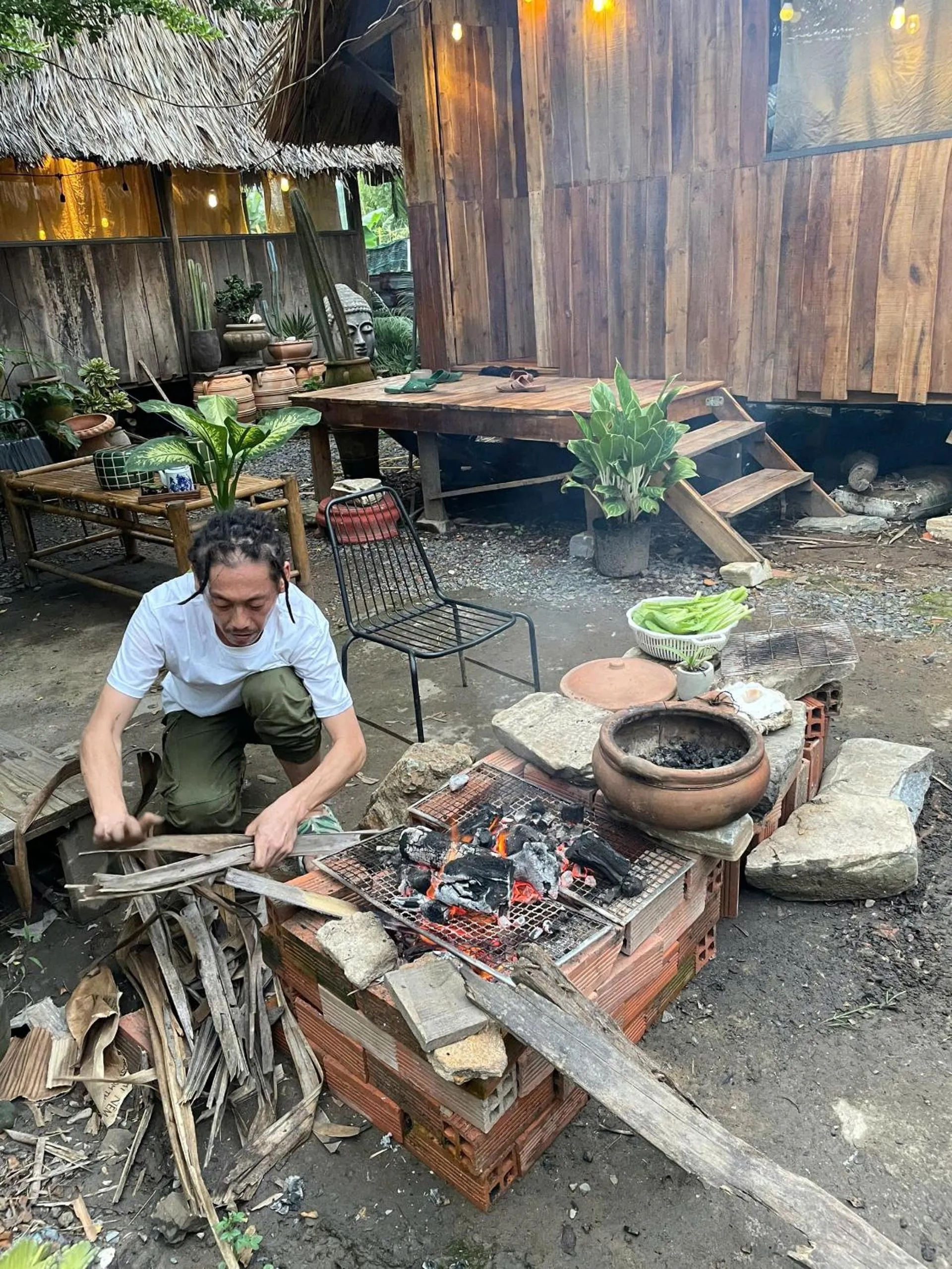 BBQ facilities in Cactos Chill & Homestay