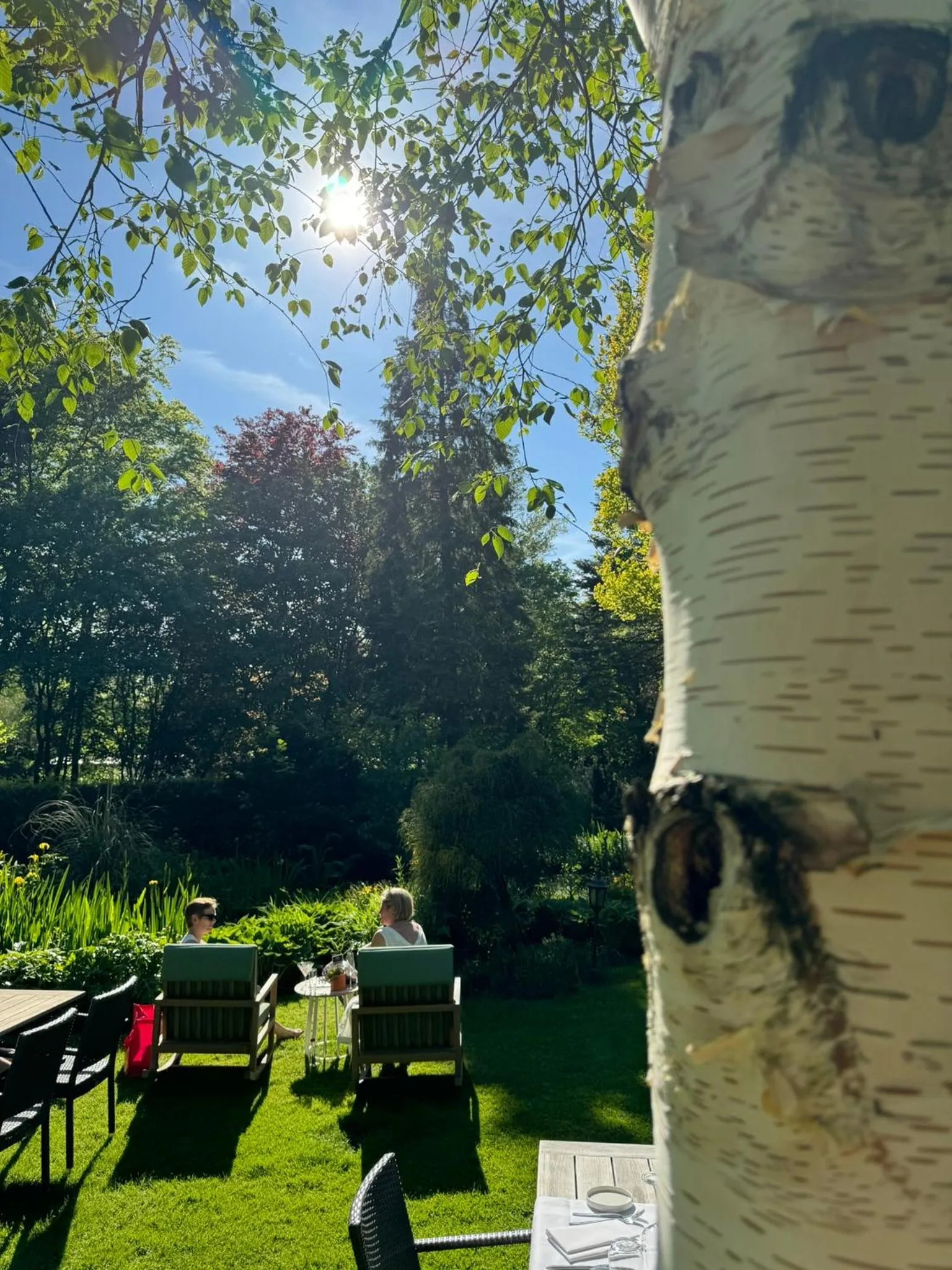 Garden in Witte Berken Natuurhotel
