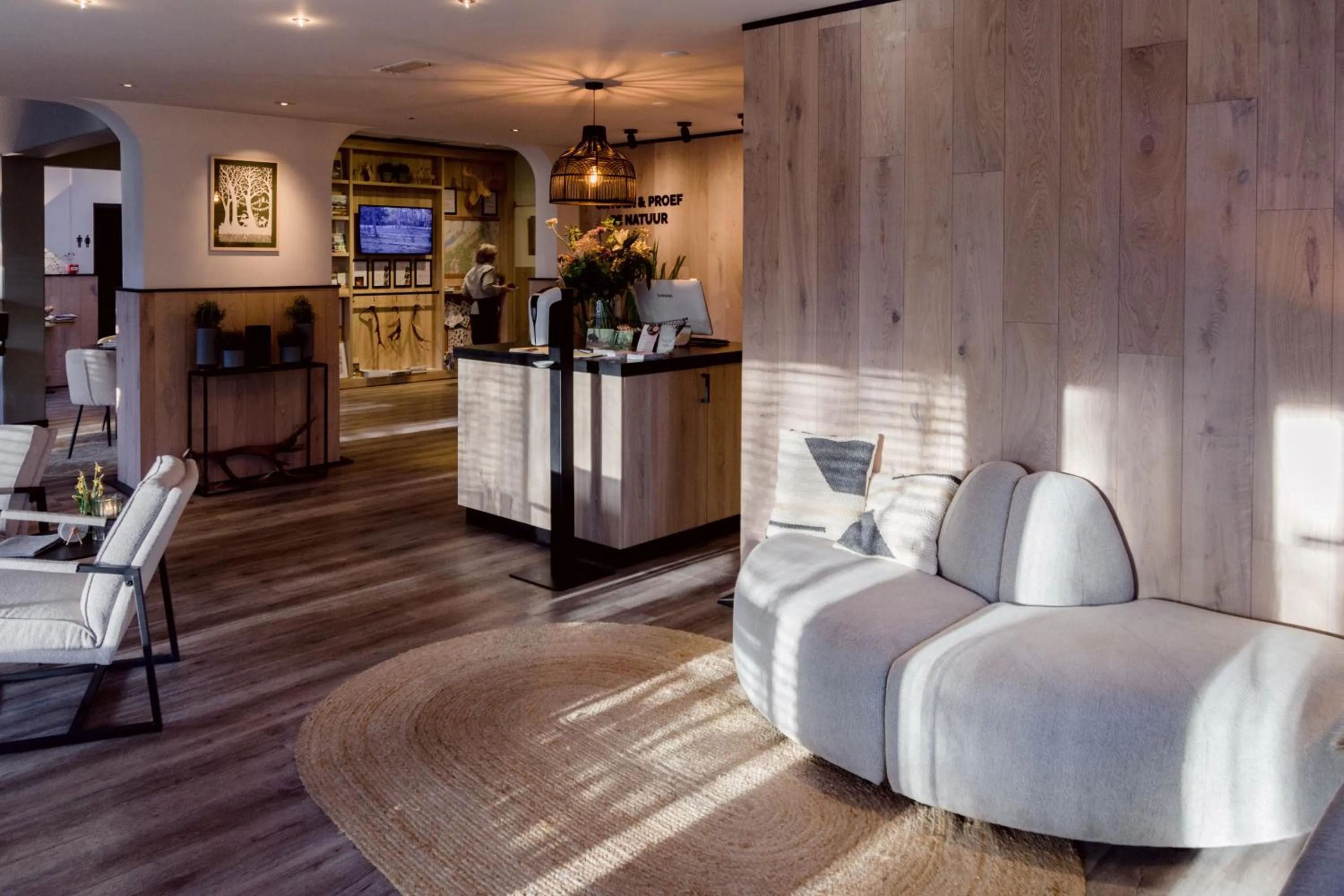 Lobby or reception in Witte Berken Natuurhotel