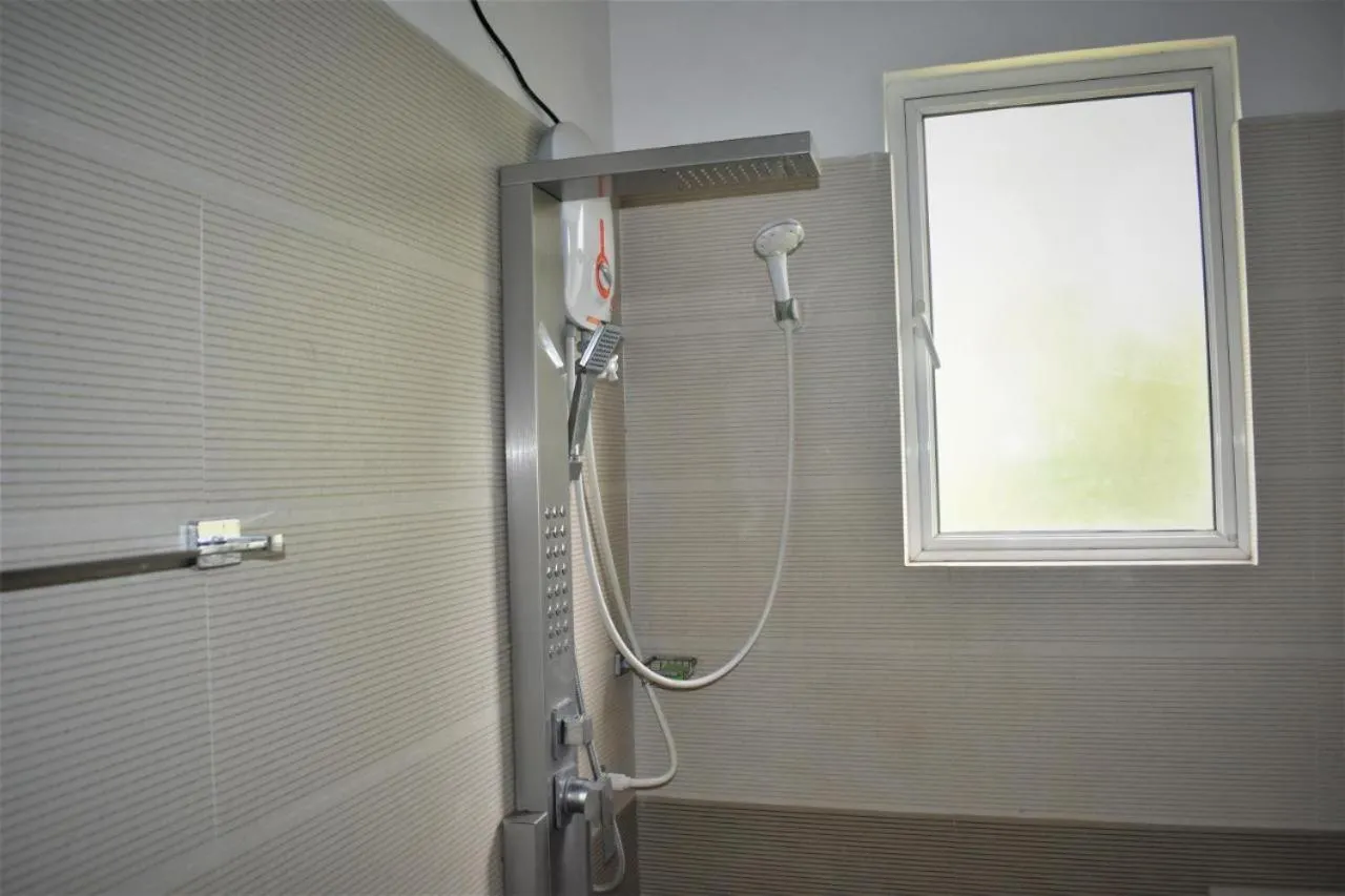 Shower in Rock View Home