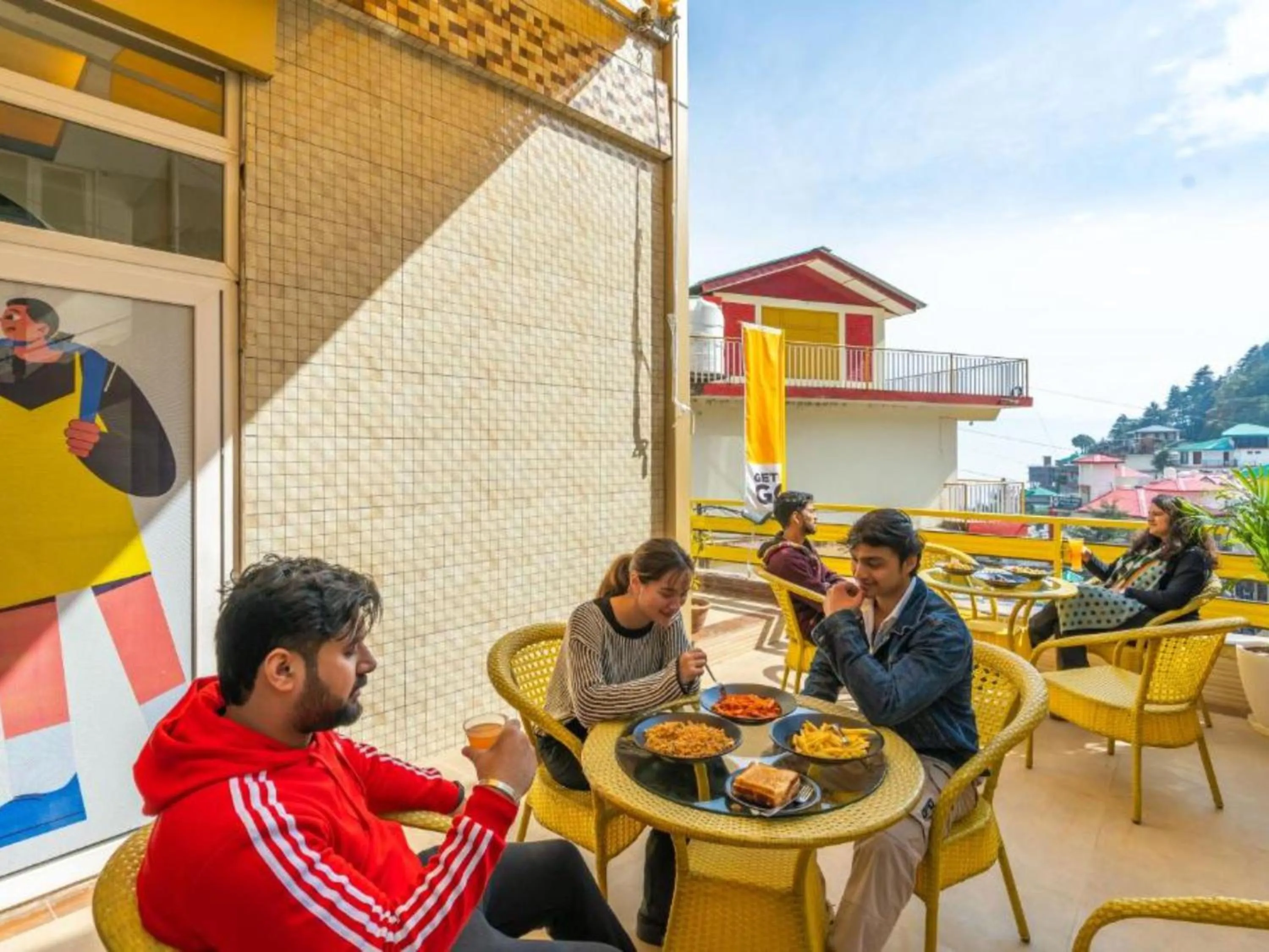 Property building in The Hosteller Mcleodganj, Bhagsu Waterfall