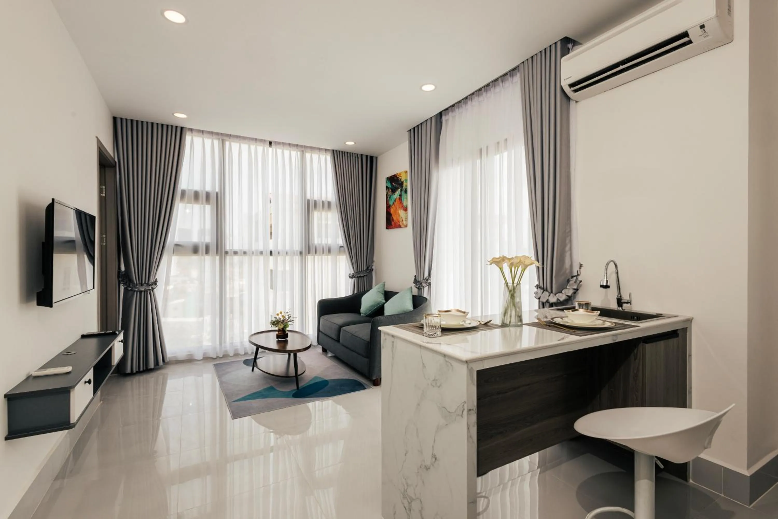 Living room in La Cozii TK