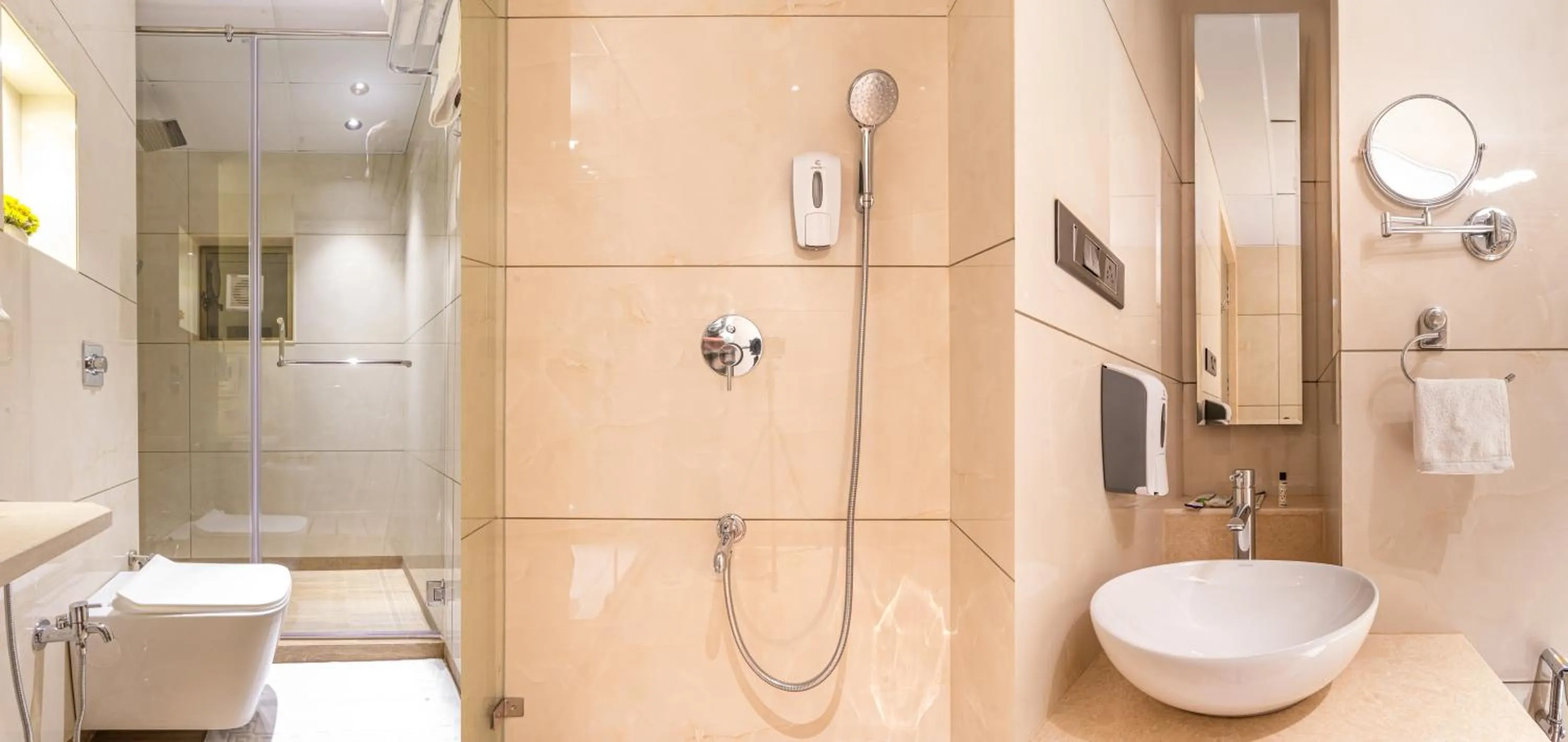 Bathroom in Treebo Premium Heritage Grand -Majiwada Thane