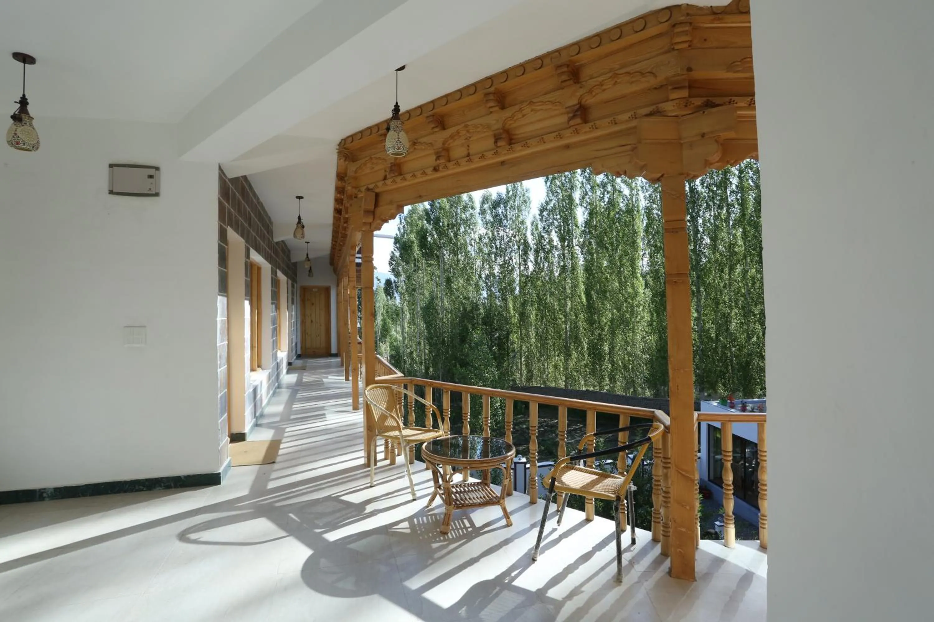 Balcony/Terrace in Hotel Lhalingkha