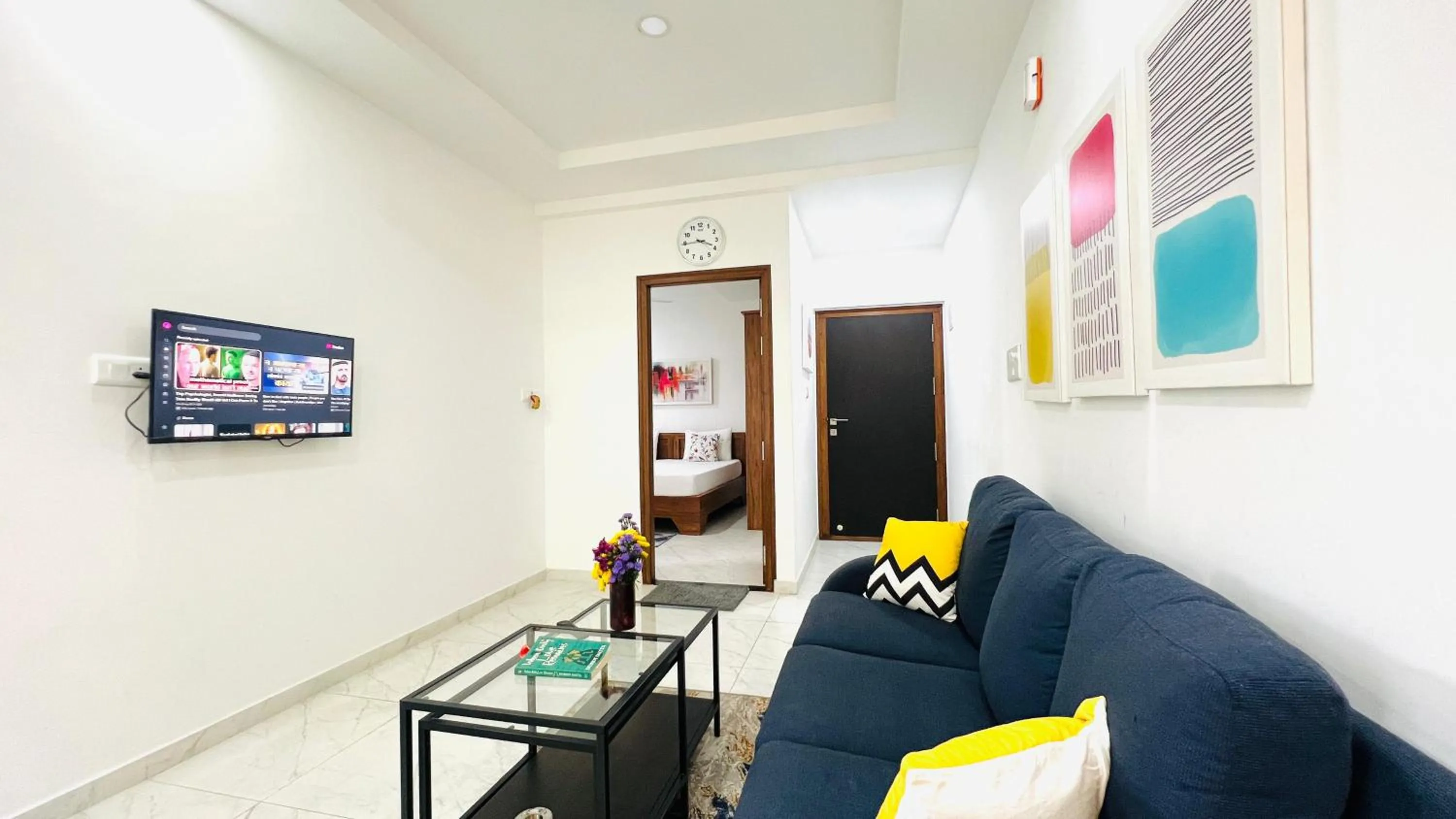 Communal lounge/ TV room in Olive Serviced Apartments BTM Layout