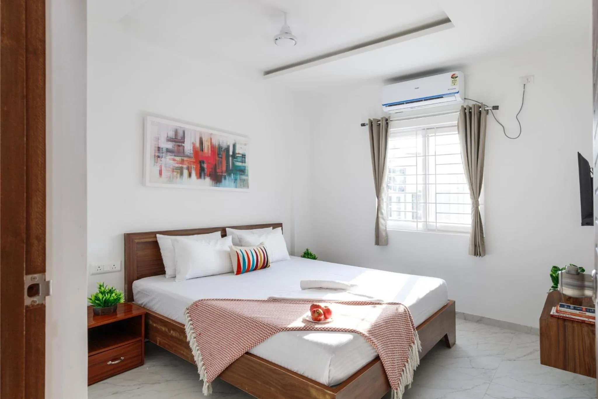 Bedroom, Bed in Olive Serviced Apartments BTM Layout