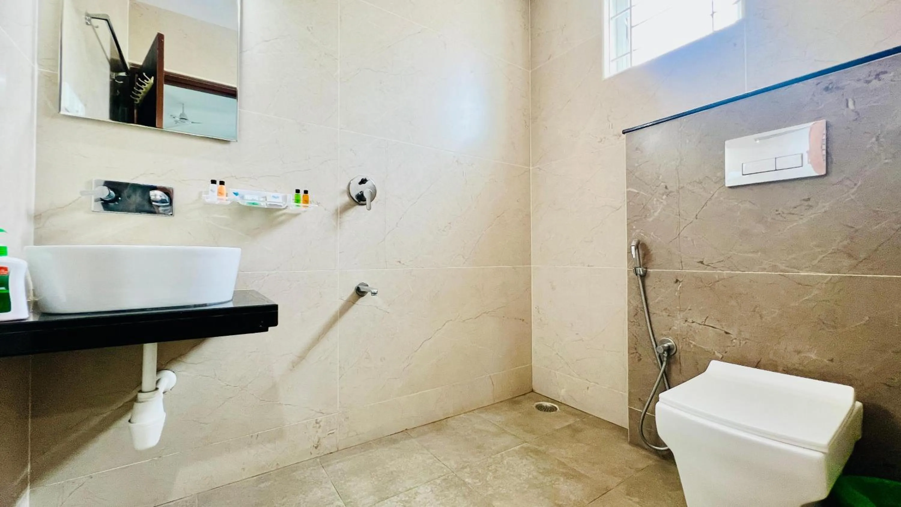 Shower in Olive Serviced Apartments BTM Layout