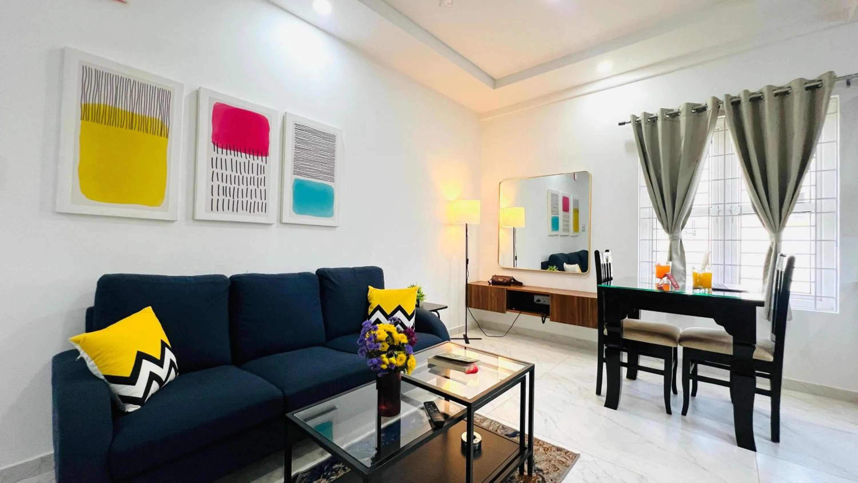 Living room in Olive Serviced Apartments BTM Layout