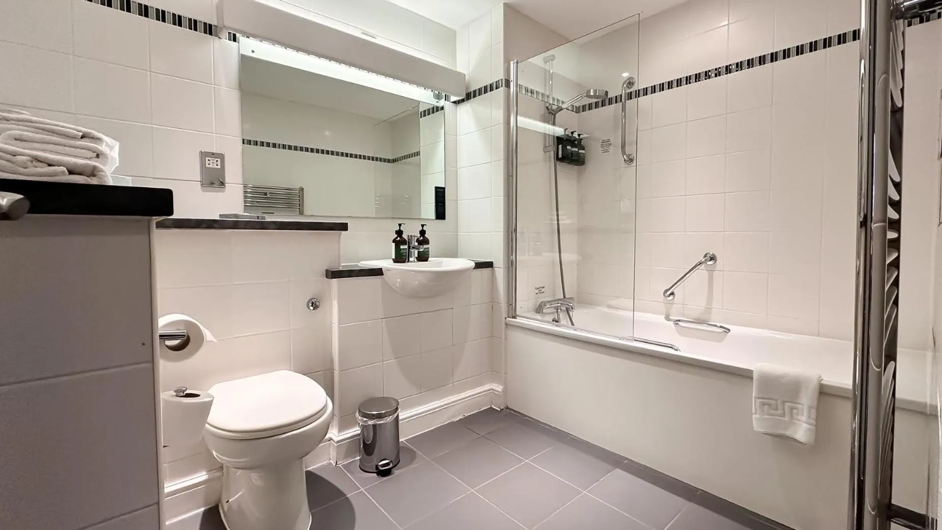 Bathroom in voco Oxford Spires by IHG