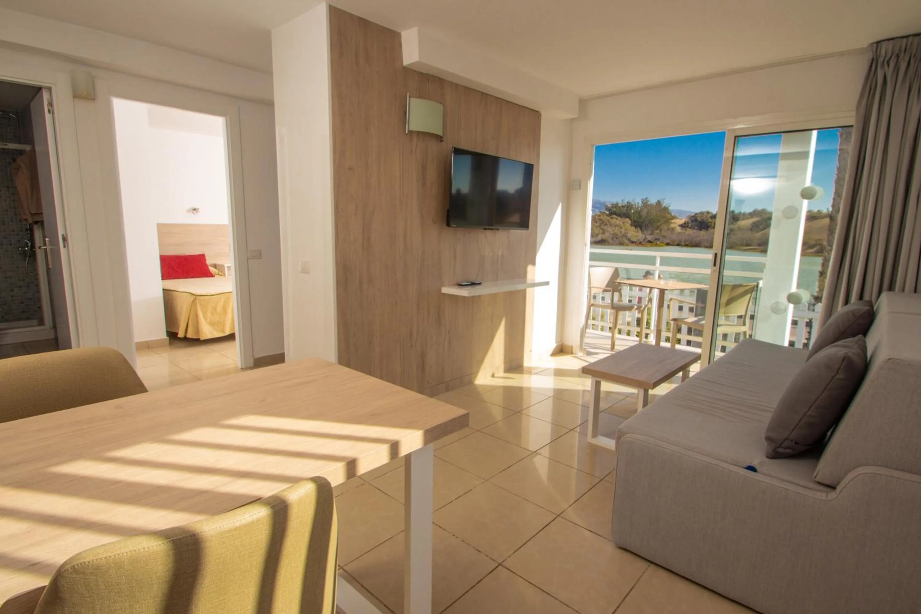 Living room in Apartamentos Cocoteros