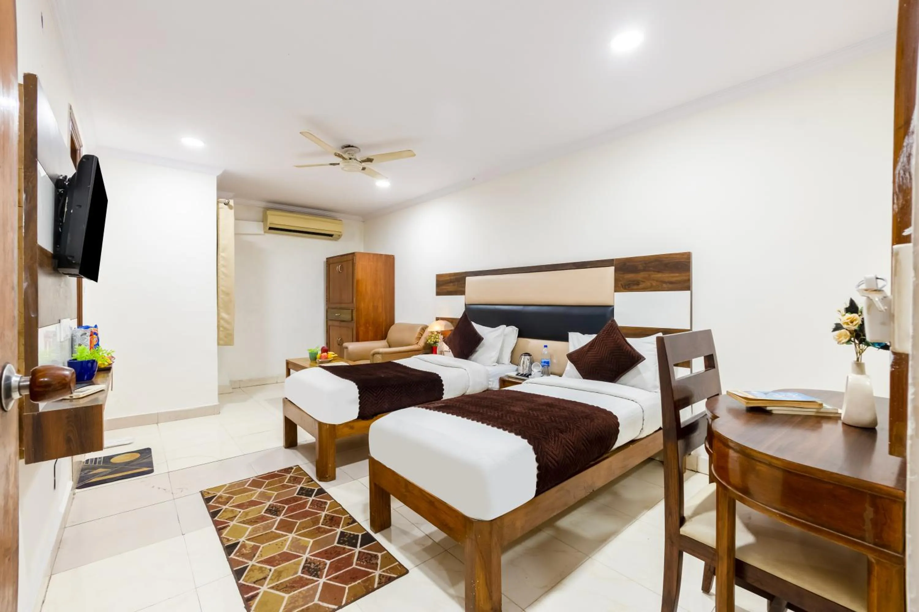 Bed in Hotel South Indian