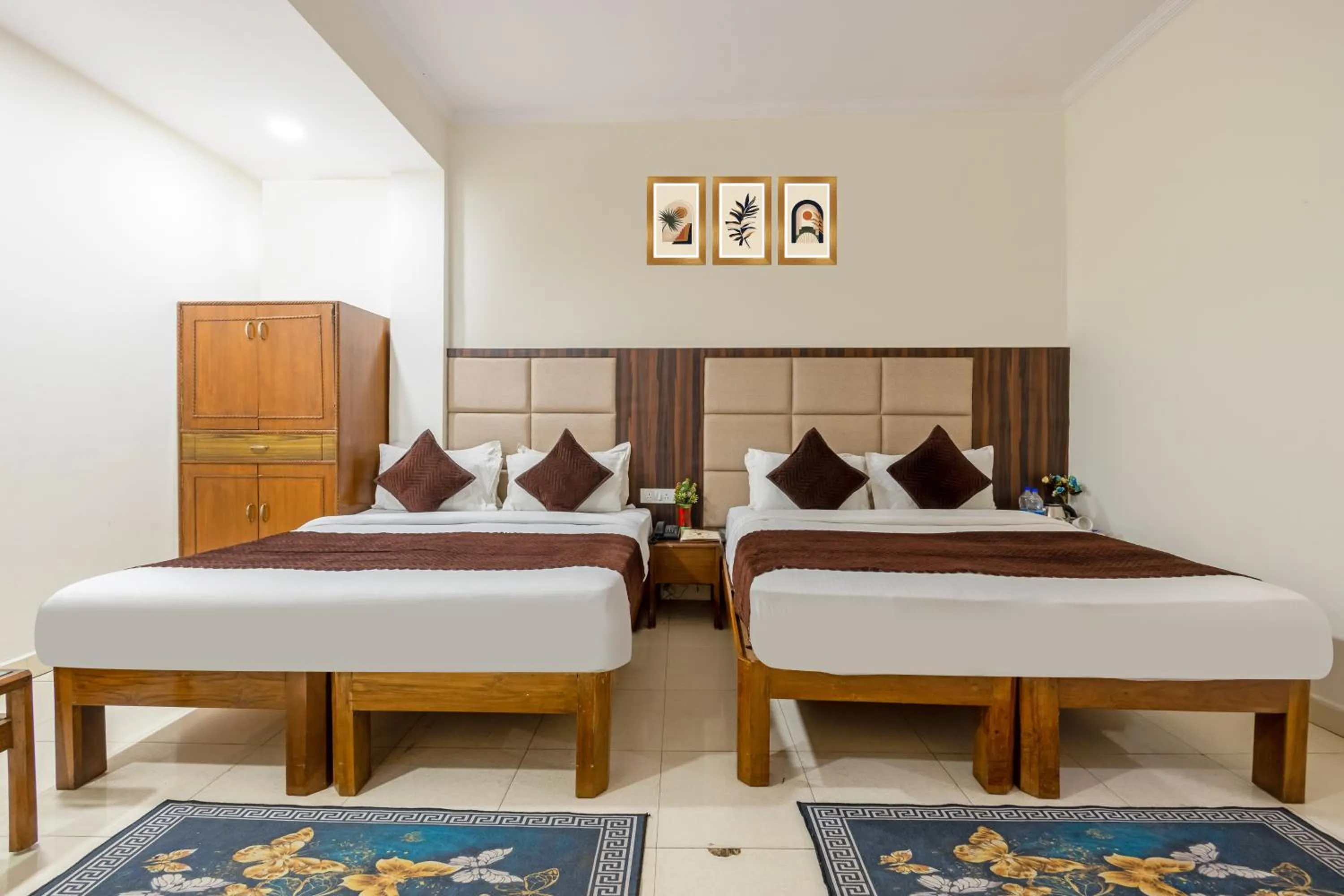 Bed in Hotel South Indian